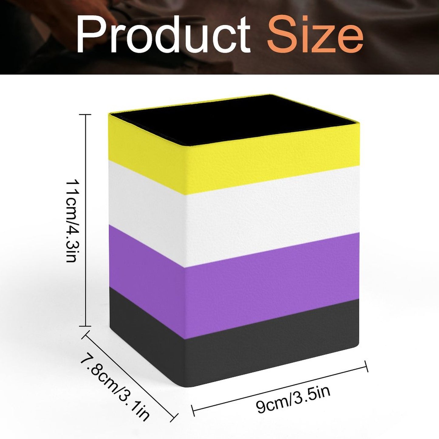 Non-Binary Pride Flag Pen Holder