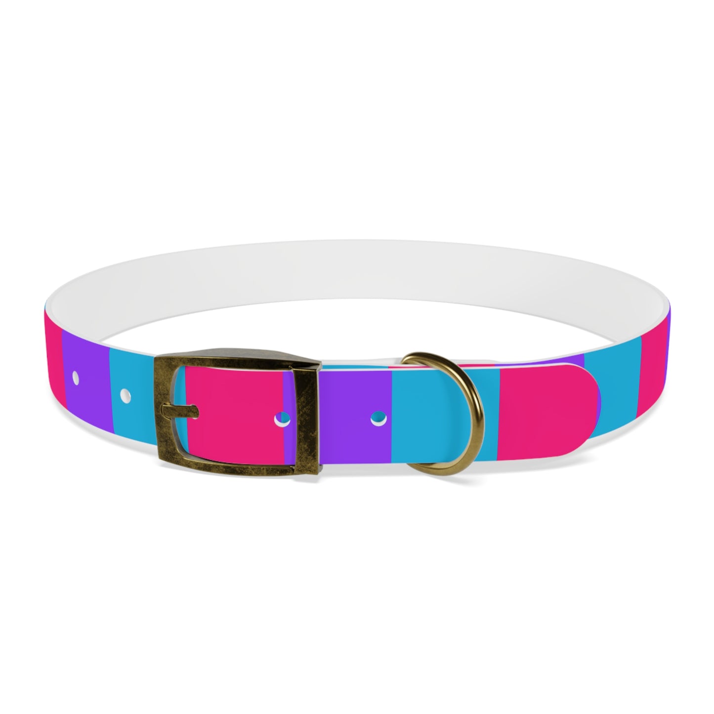 Androgyne Pride Flag Dog Collar