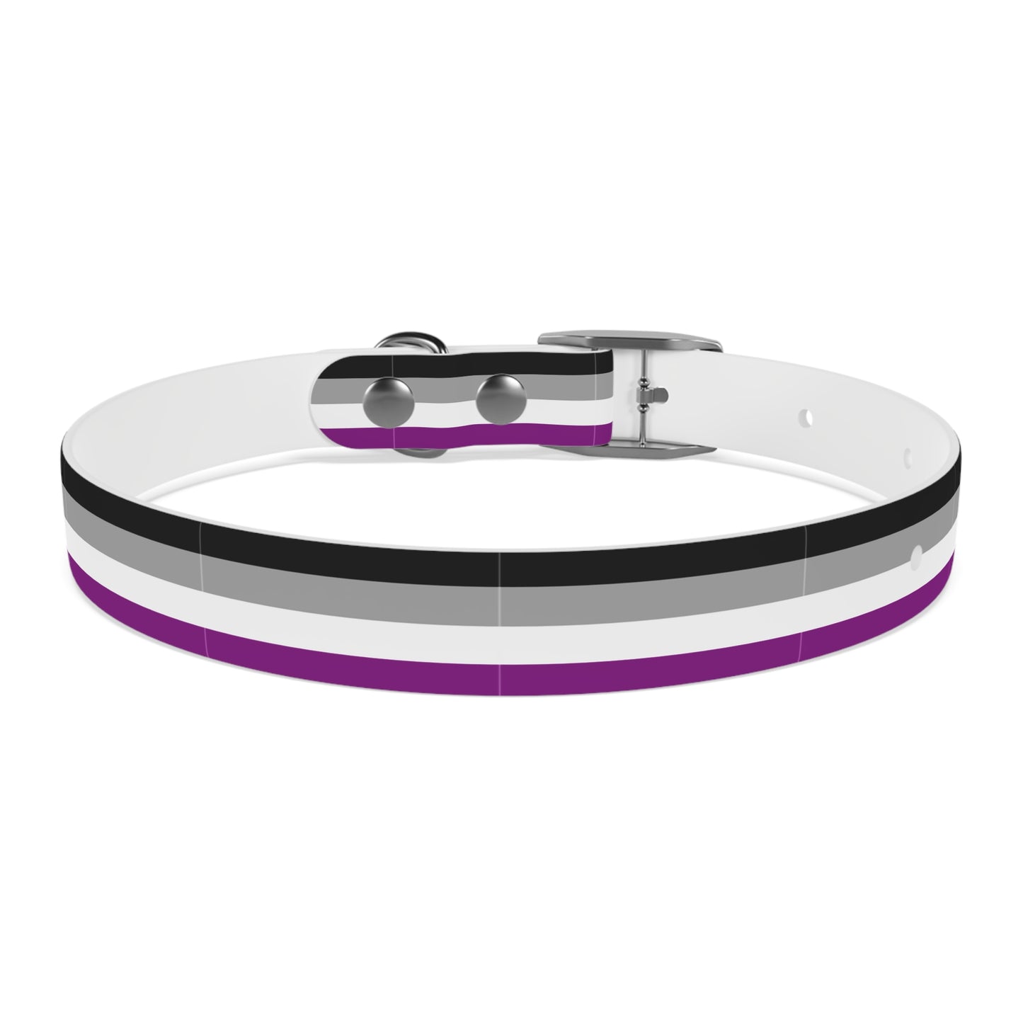 Asexual Pride Flag Dog Collar