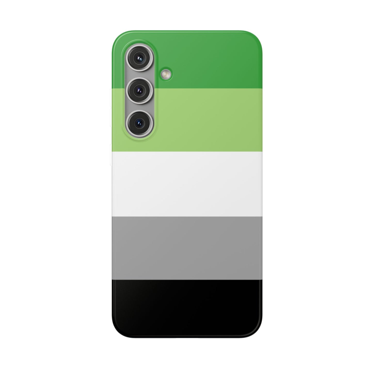 Aromantic Pride Flag Samsung Flexi Case - Multiple Generations
