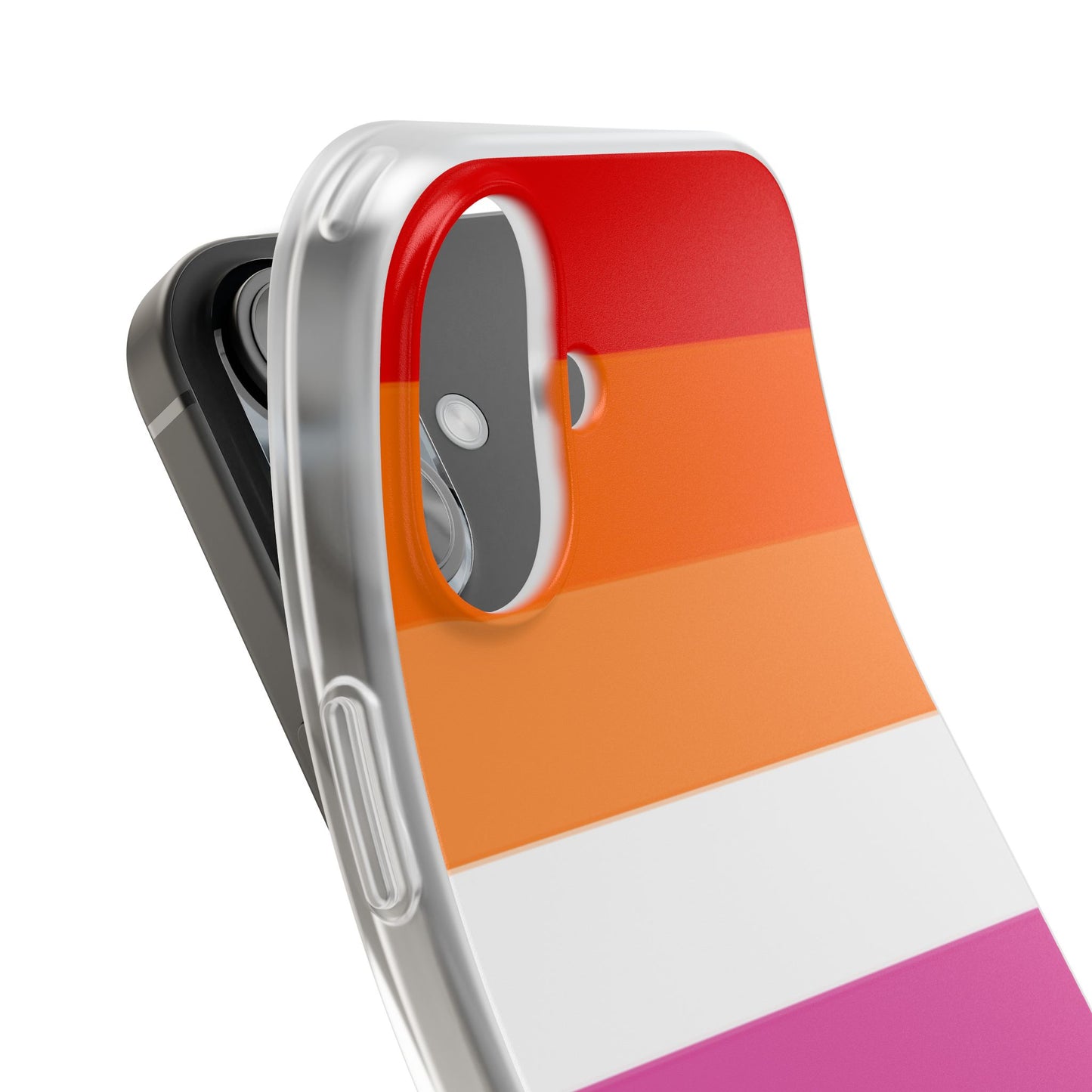 Lesbian Pride Flag iPhone Flexi Case - Multiple Generations