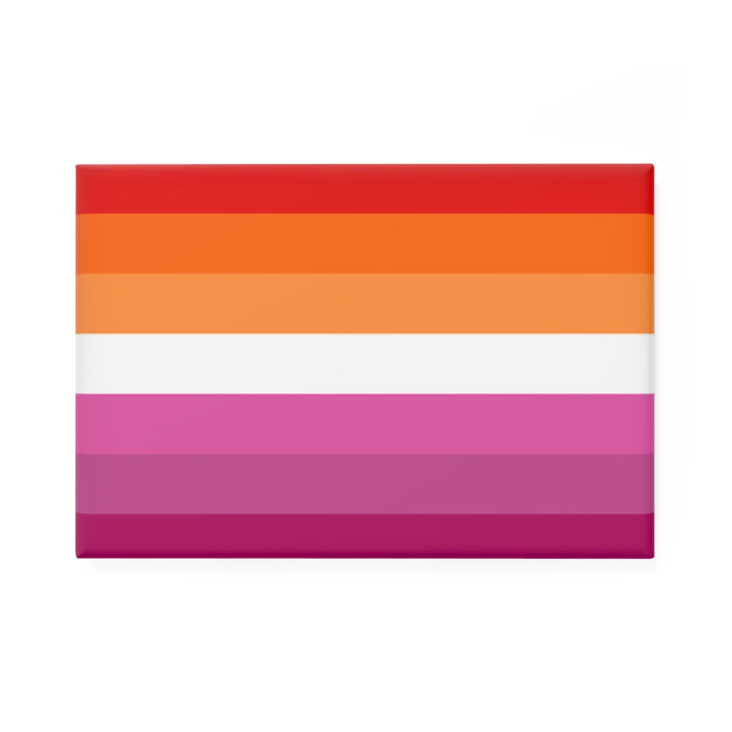 Lesbian Pride Flag Rectangle Magnet
