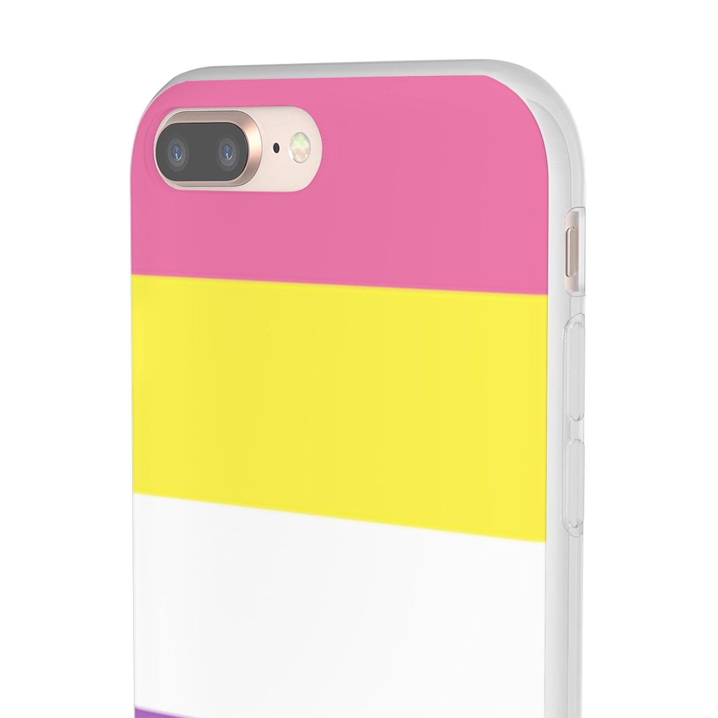 Bigender Pride Flag iPhone Flexi Case - Multiple Generations