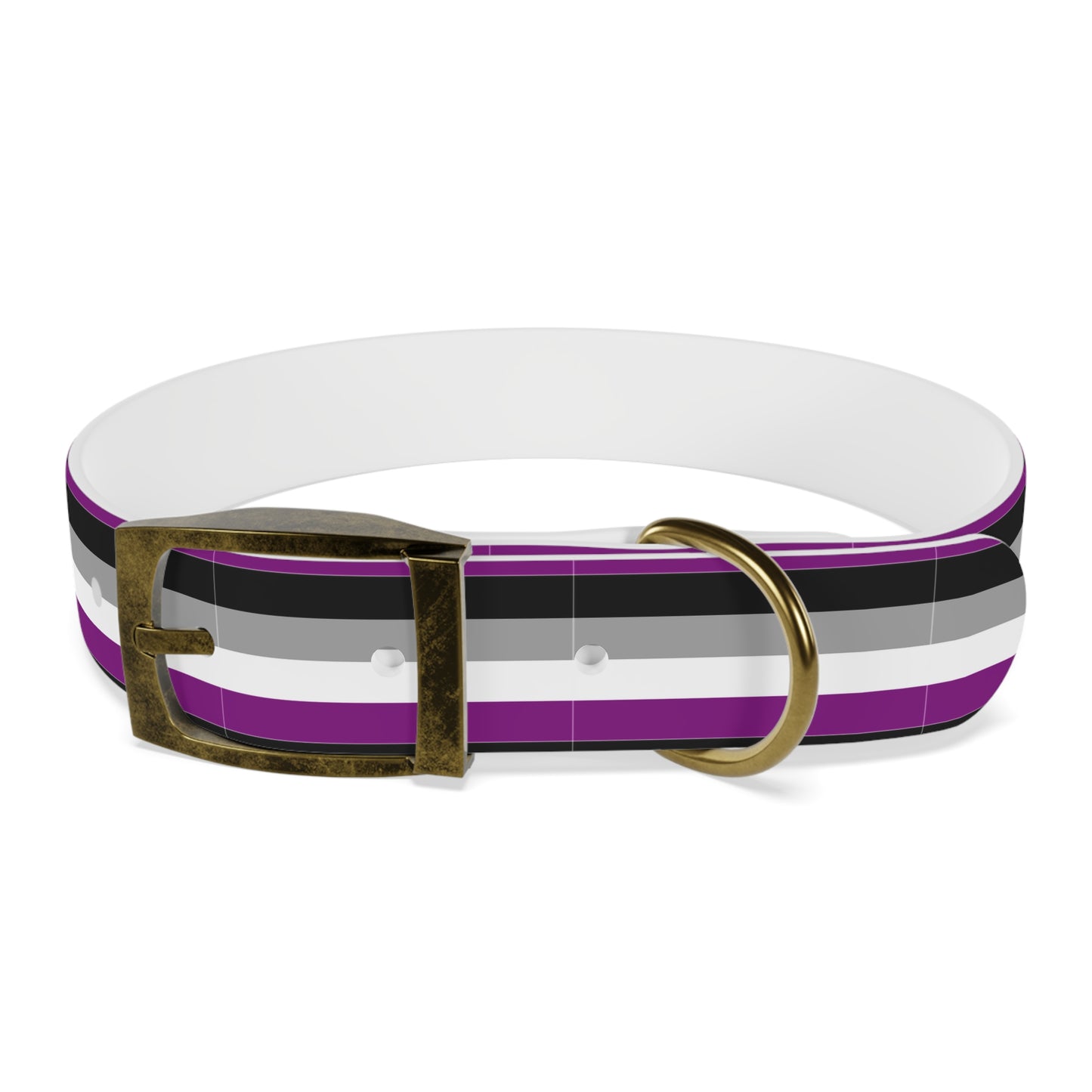 Asexual Pride Flag Dog Collar