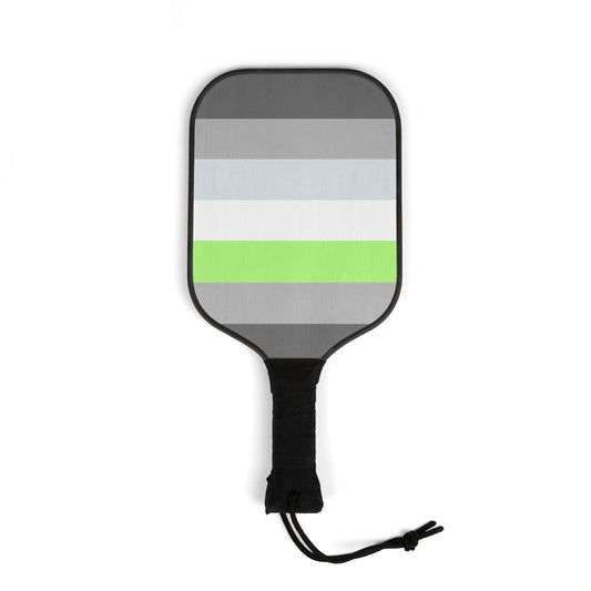 Demiagender Pride Flag Pickleball Paddle Set