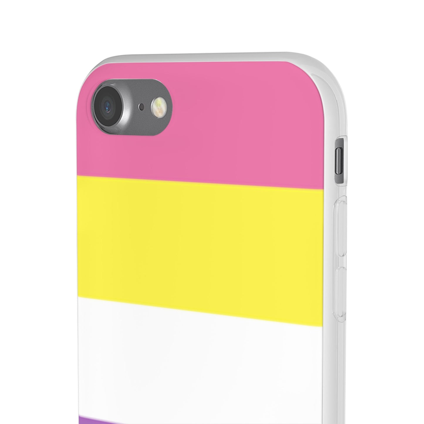 Bigender Pride Flag iPhone Flexi Case - Multiple Generations