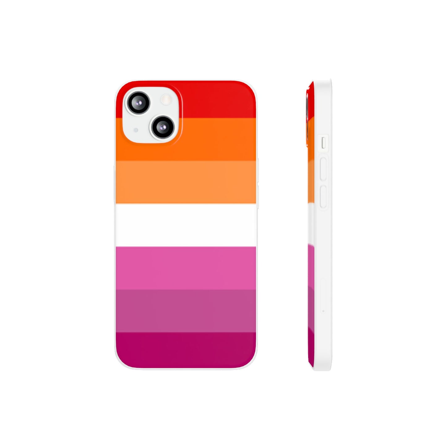 Lesbian Pride Flag iPhone Flexi Case - Multiple Generations