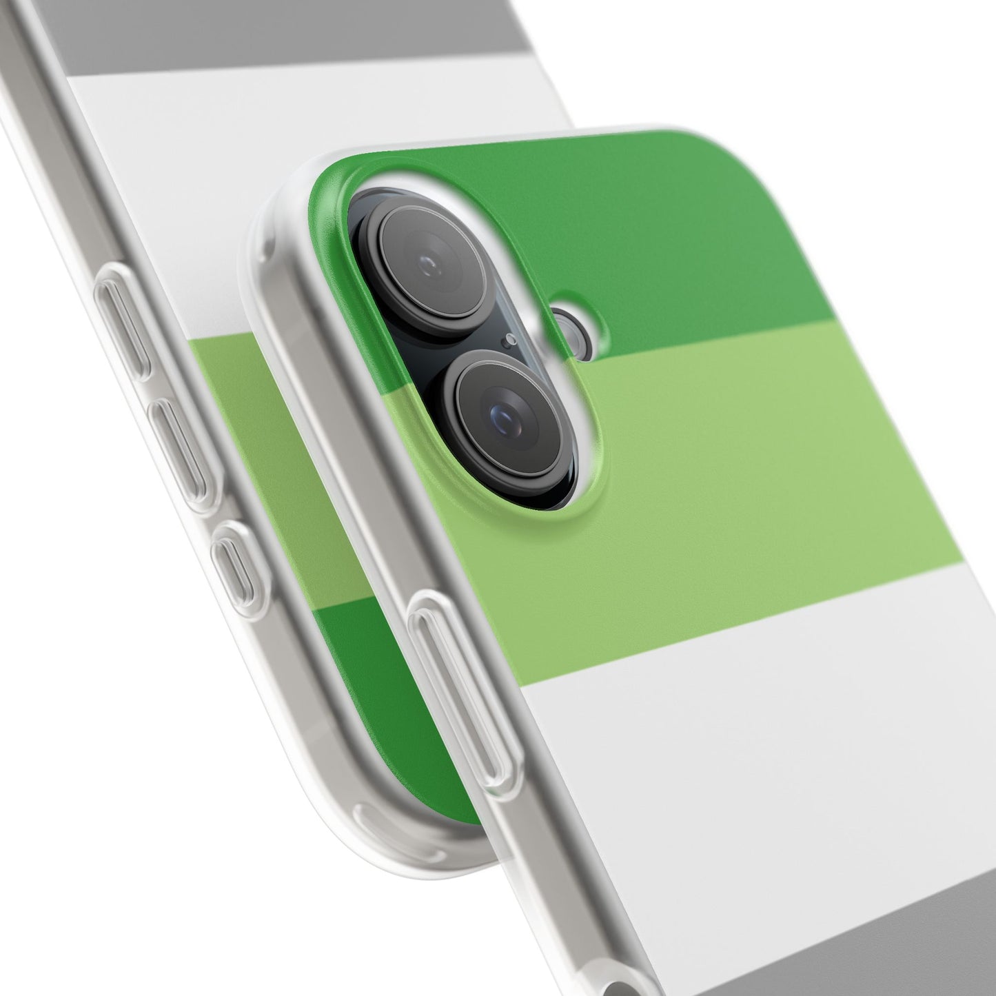 Aromantic Pride Flag iPhone Flexi Case - Multiple Generations