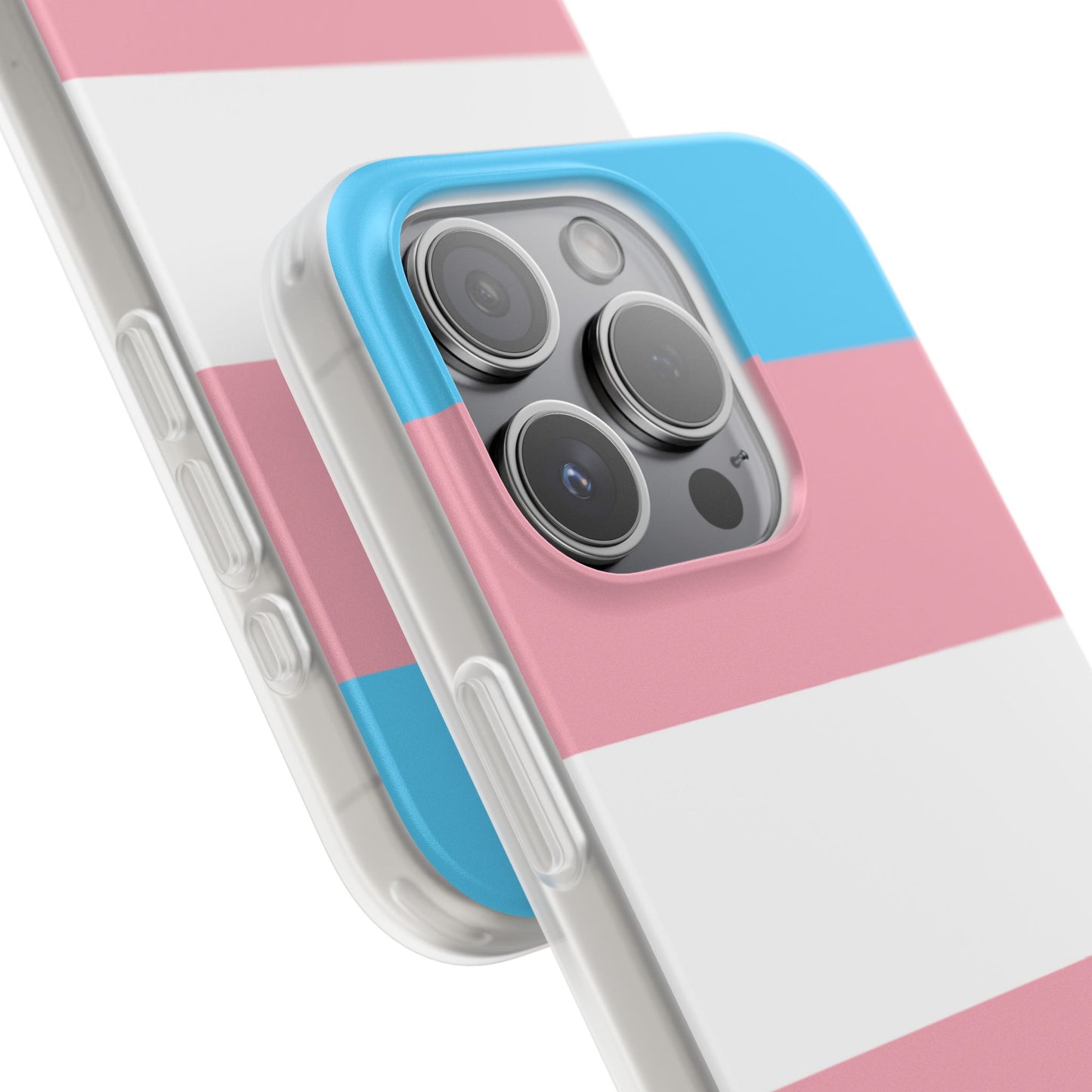 Transgender Pride Flag iPhone Flexi Case - Multiple Generations