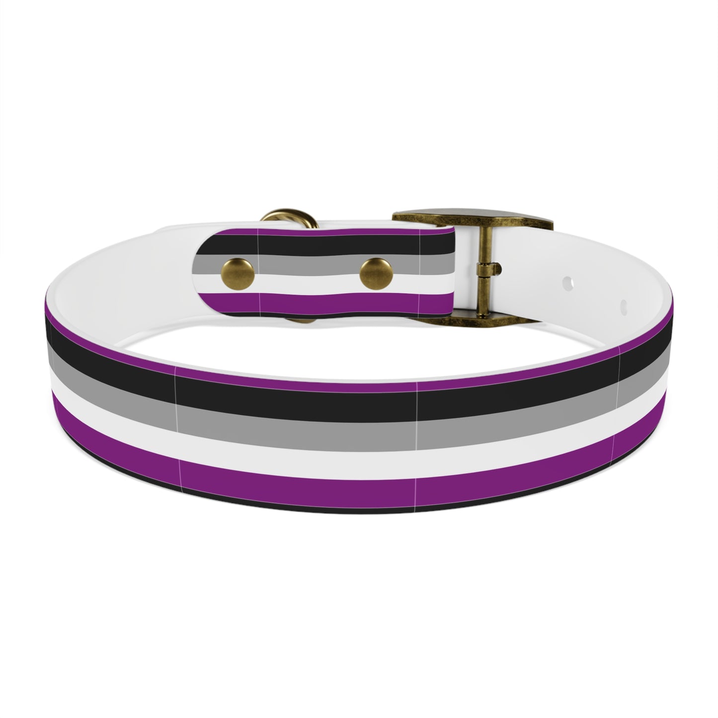 Asexual Pride Flag Dog Collar