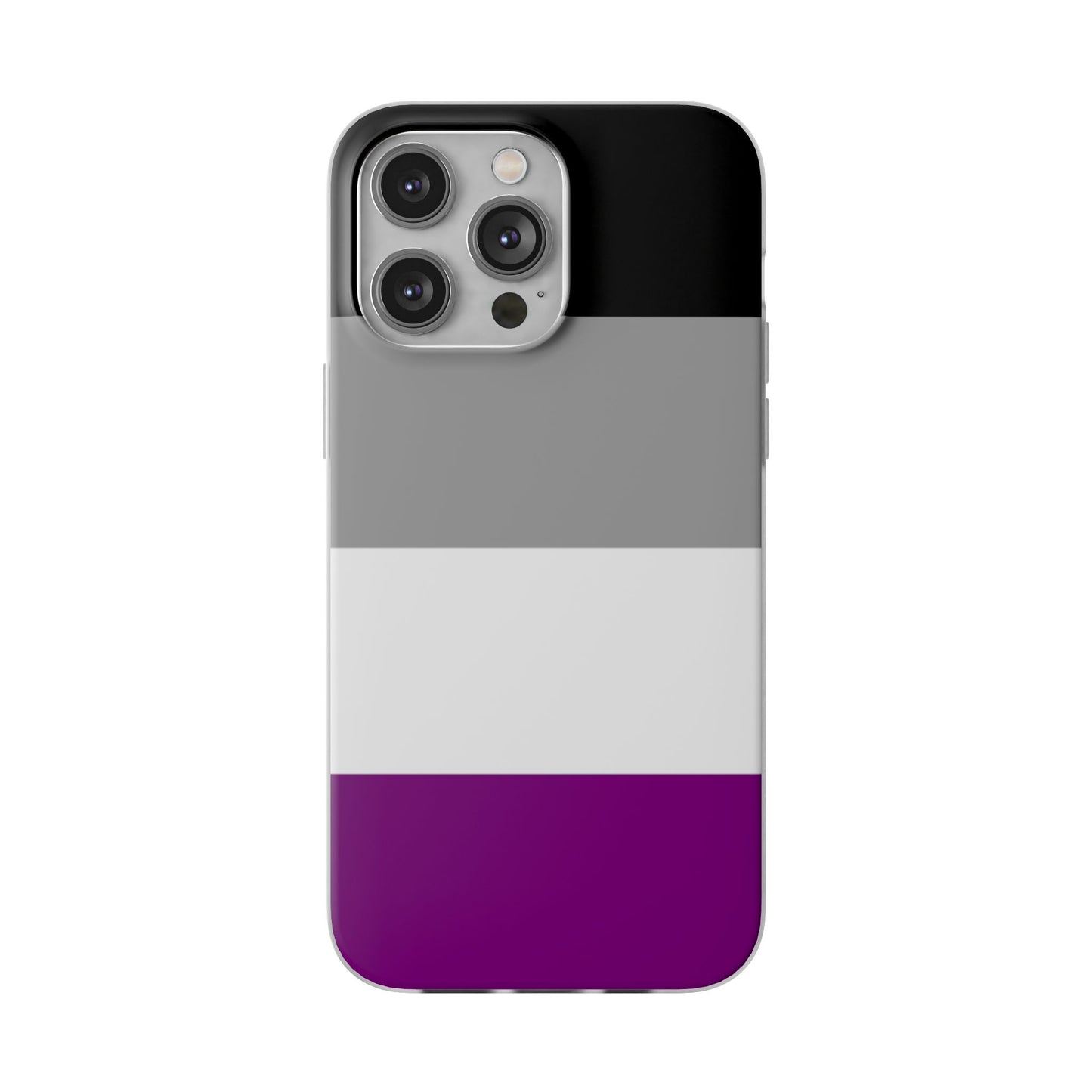 Asexual Pride Flag iPhone Flexi Case - Multiple Generations