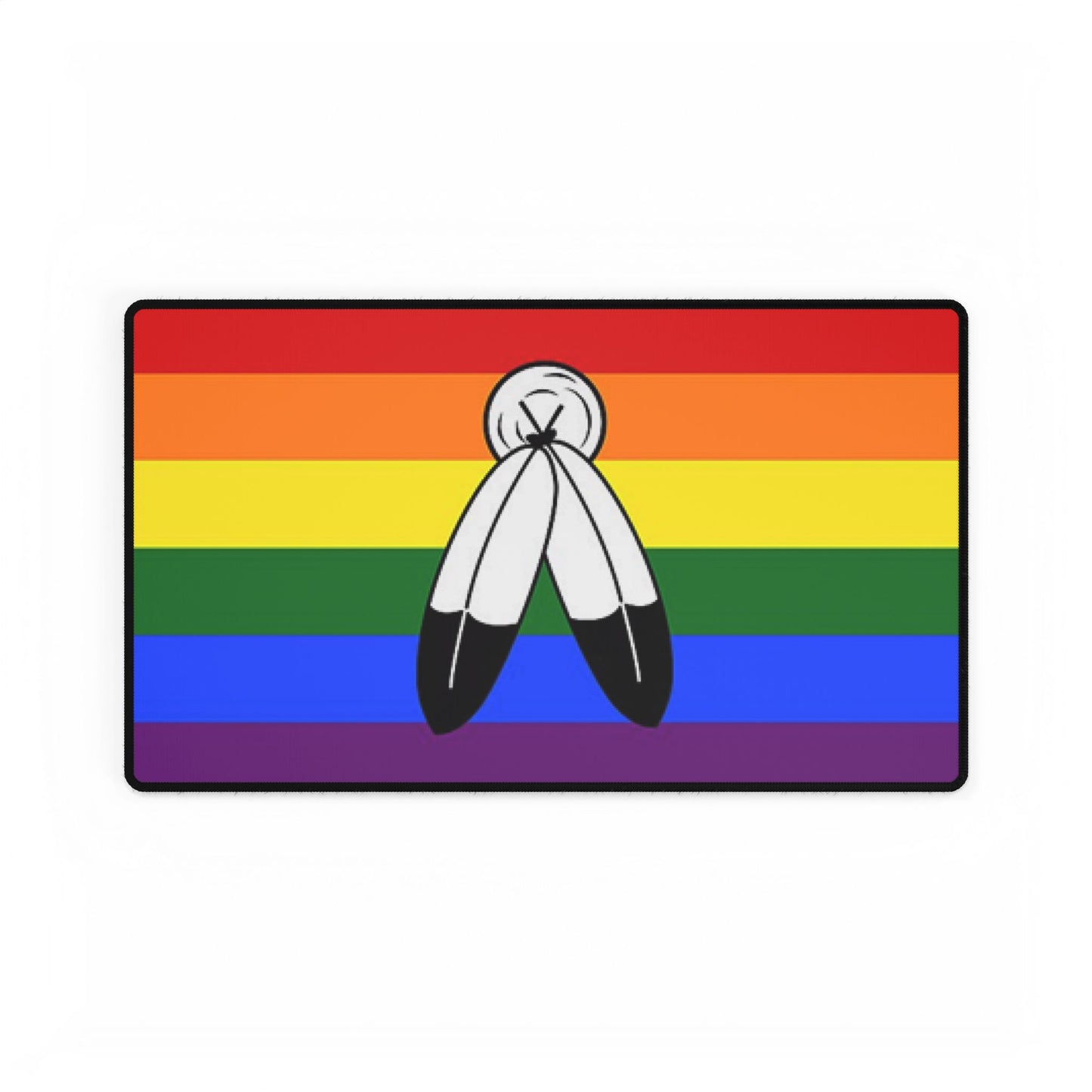 Two Spirit Pride Flag Desk Mat
