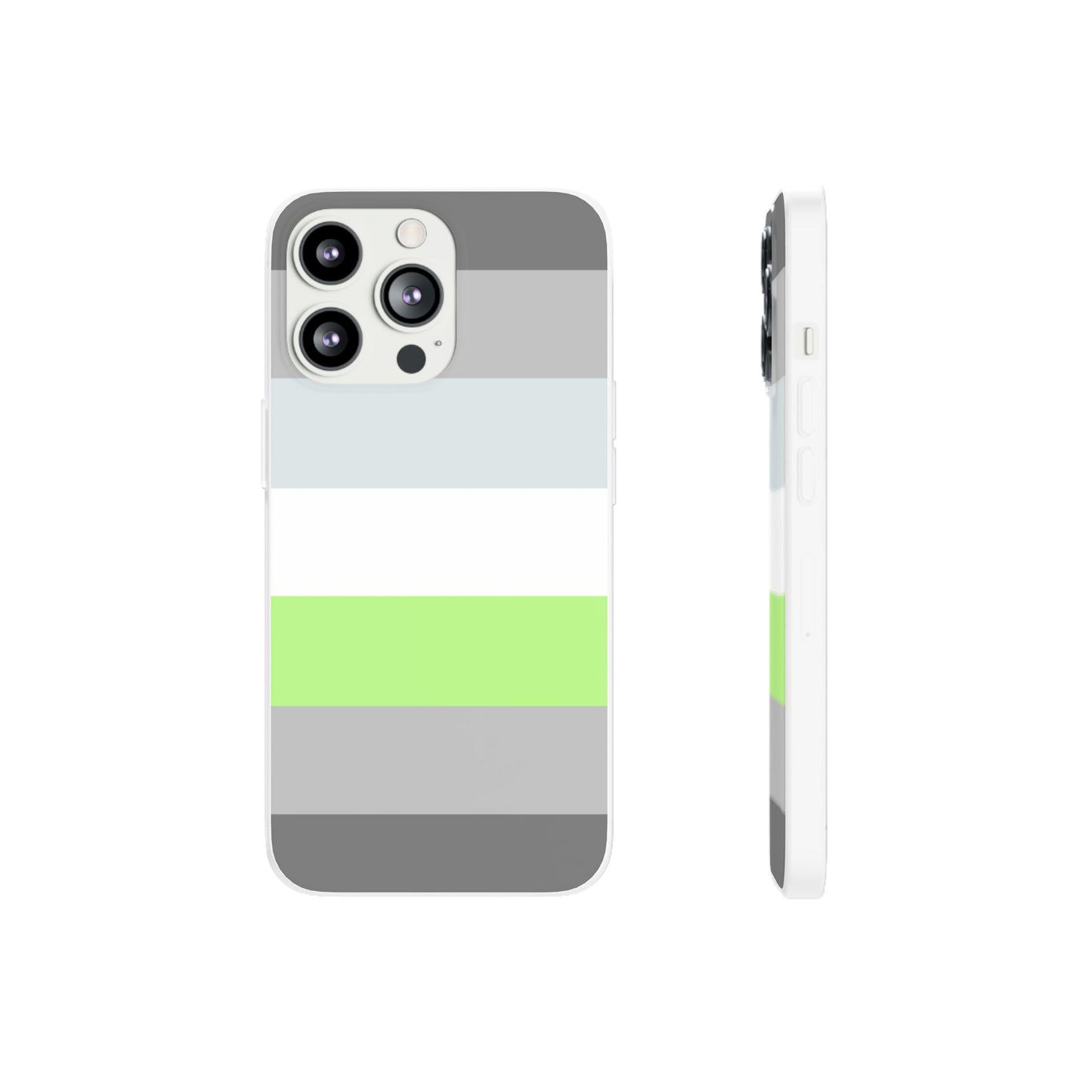 Demiagender Pride Flag iPhone Flexi Case - Multiple Generations