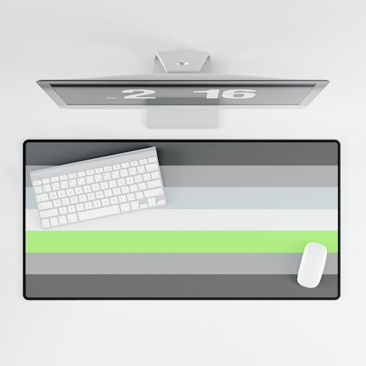 Demiagender Pride Flag Desk Mat - Multiple Sizes