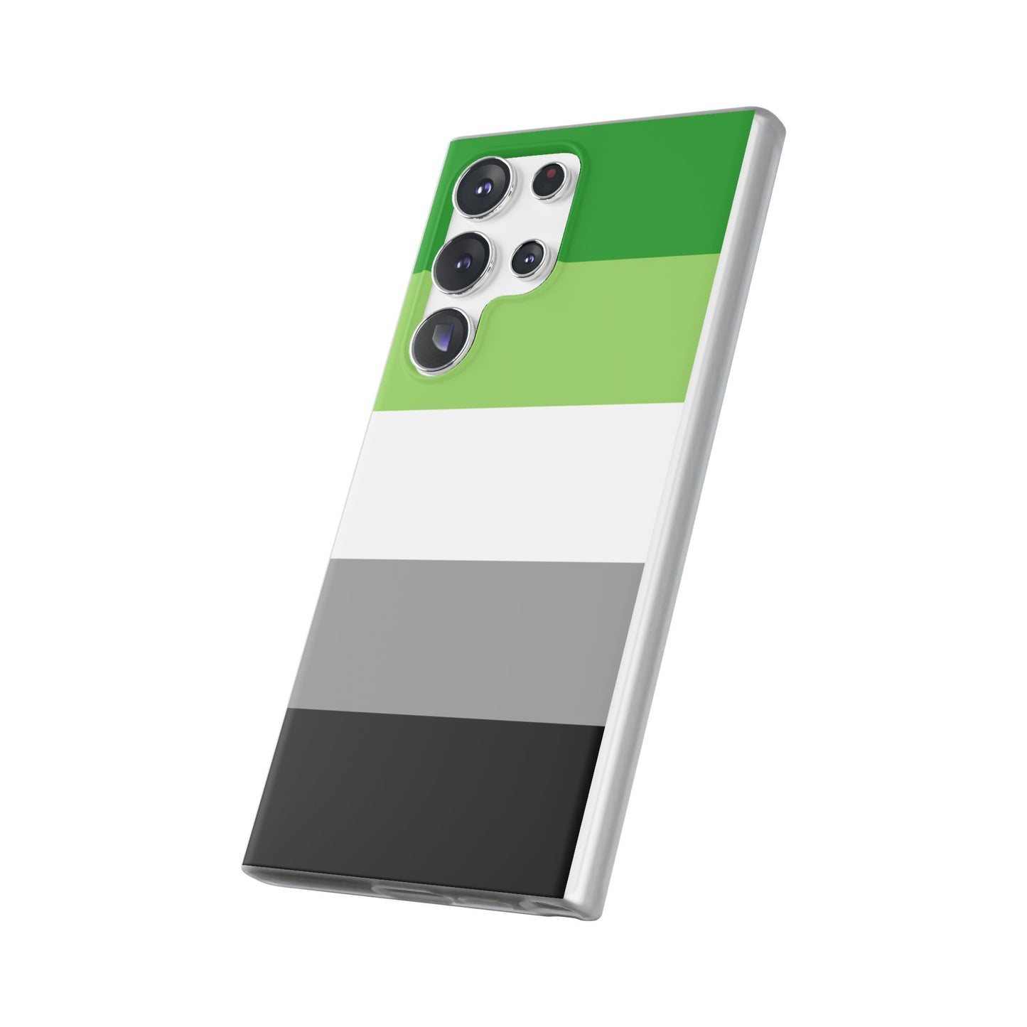 Aromantic Pride Flag Samsung Flexi Case - Multiple Generations
