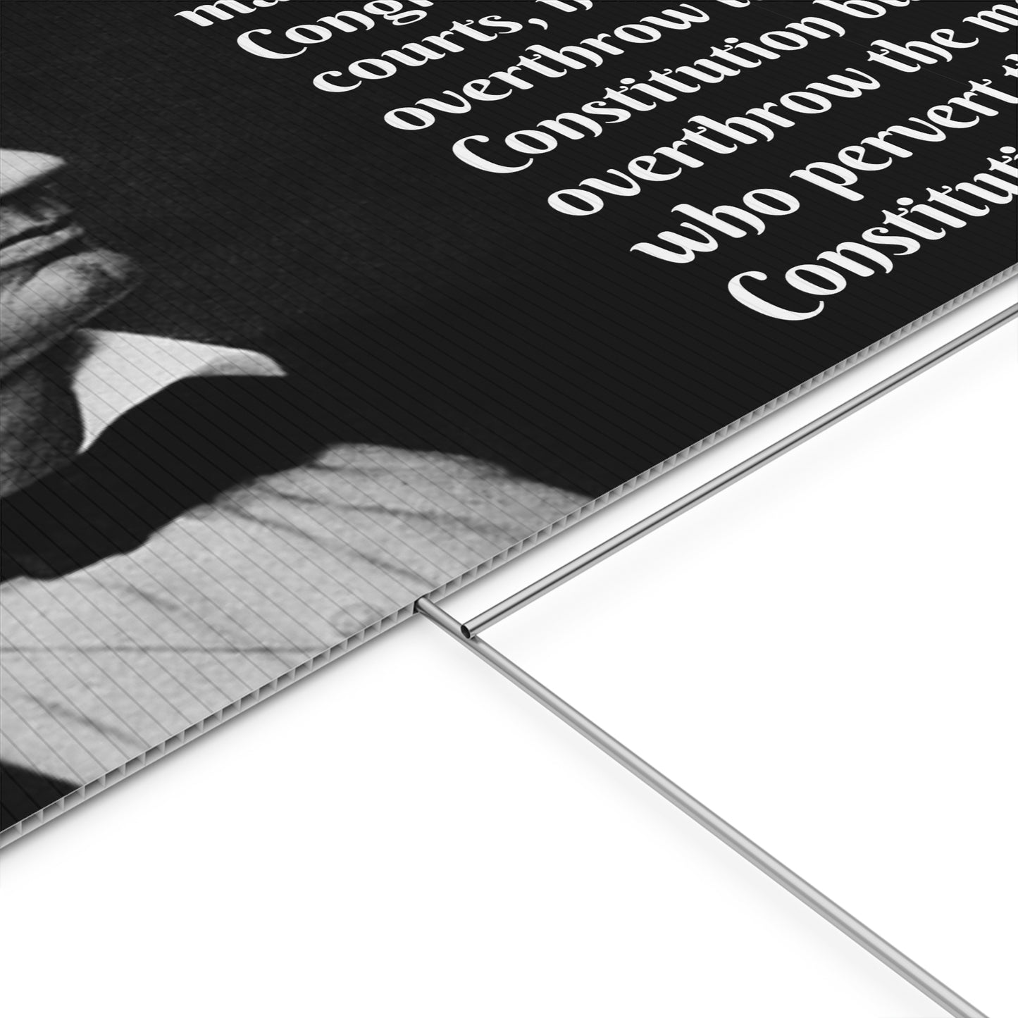 Lincoln Quote Protest/Yard Sign