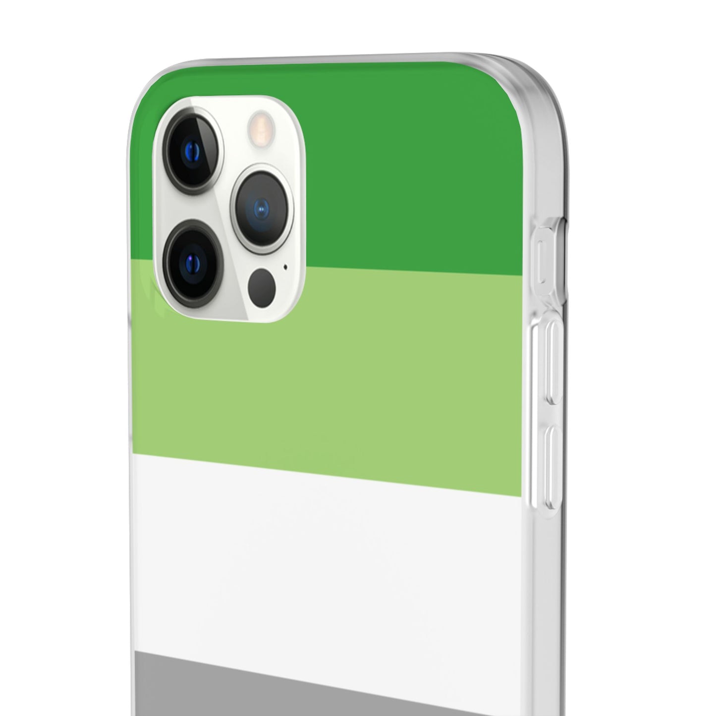 Aromantic Pride Flag iPhone Flexi Case - Multiple Generations