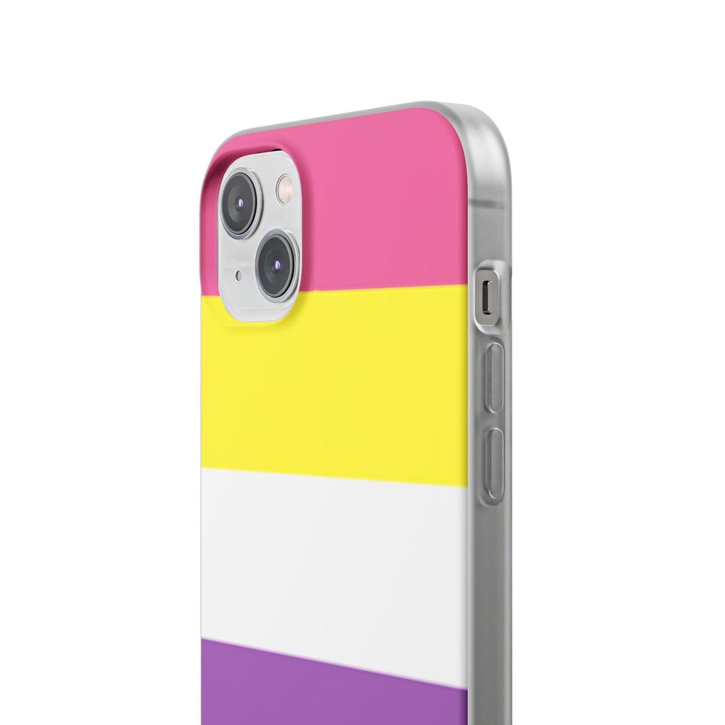 Bigender Pride Flag iPhone Flexi Case - Multiple Generations