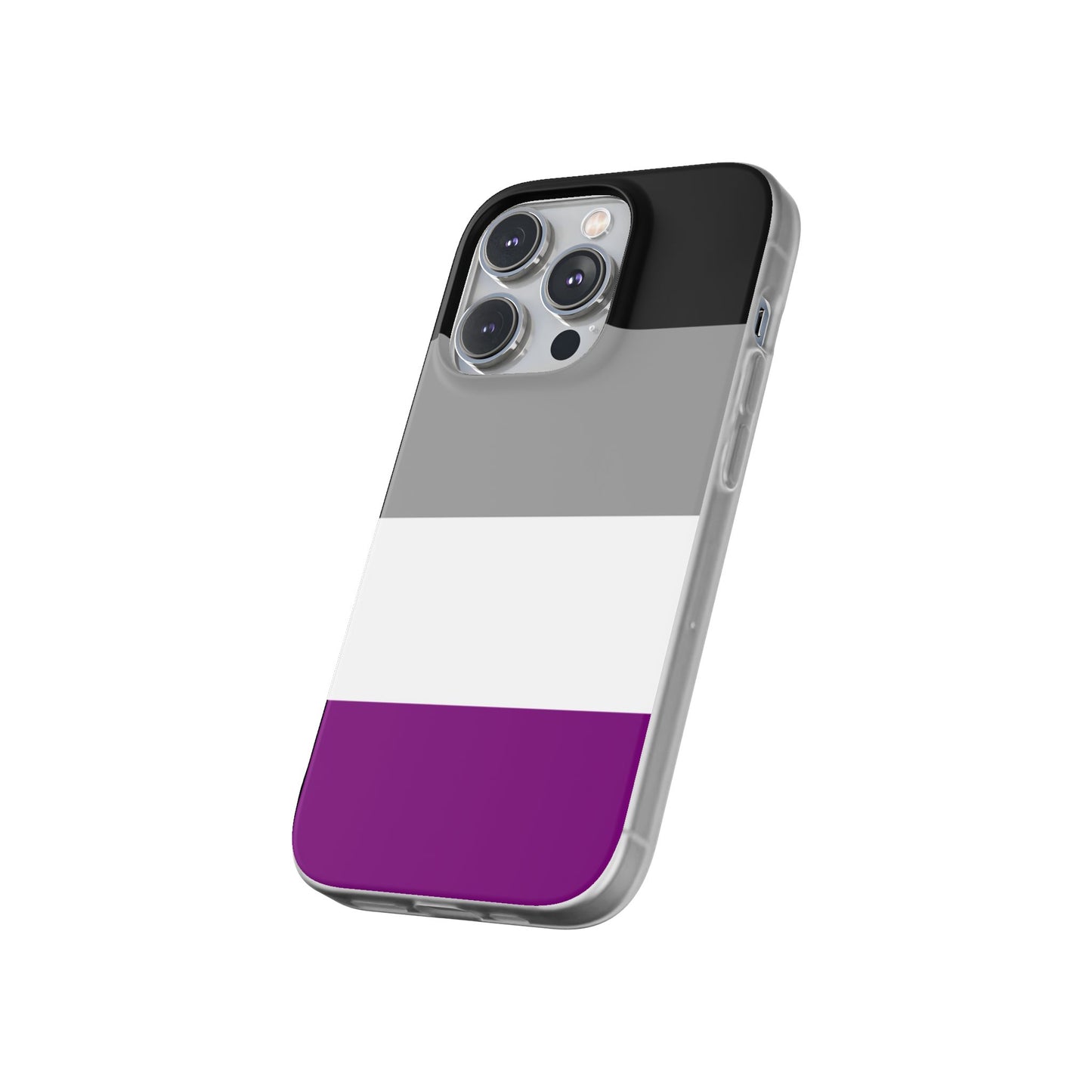 Asexual Pride Flag iPhone Flexi Case - Multiple Generations