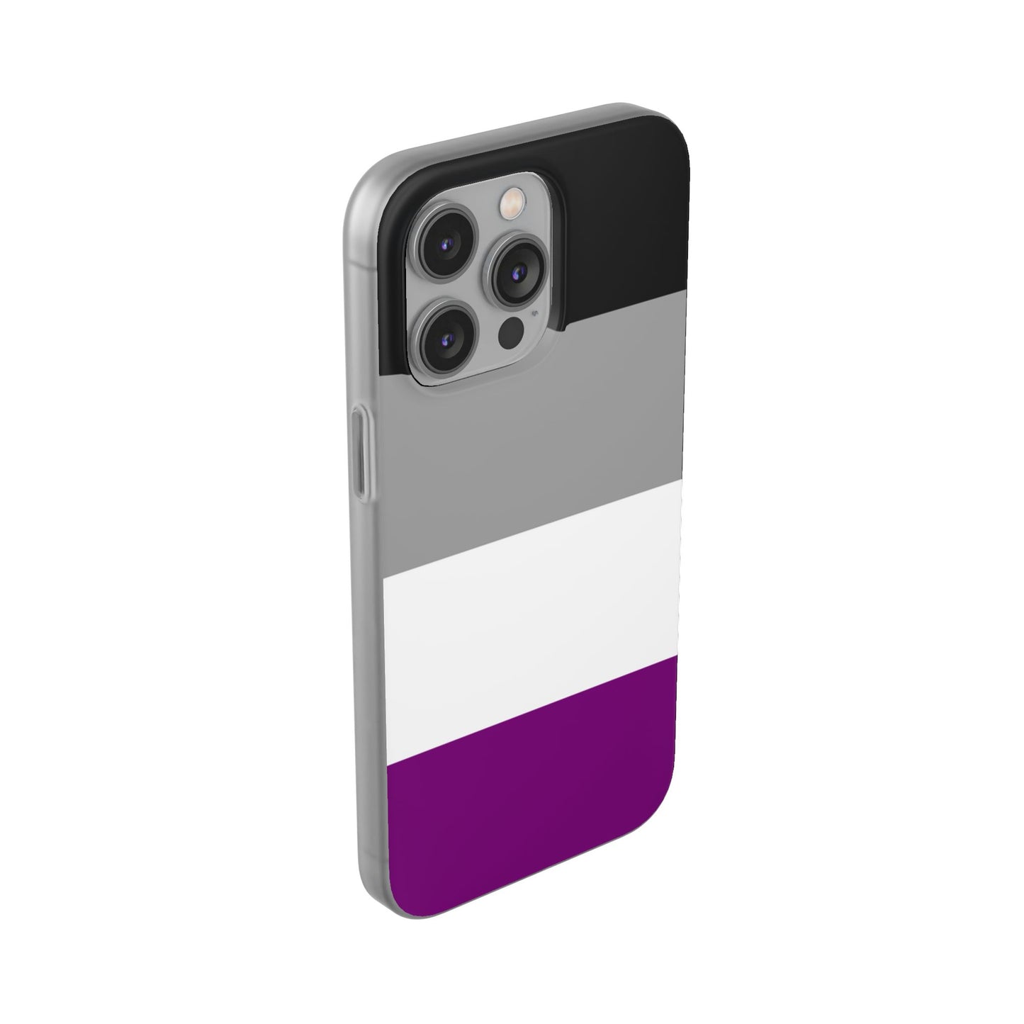 Asexual Pride Flag iPhone Flexi Case - Multiple Generations