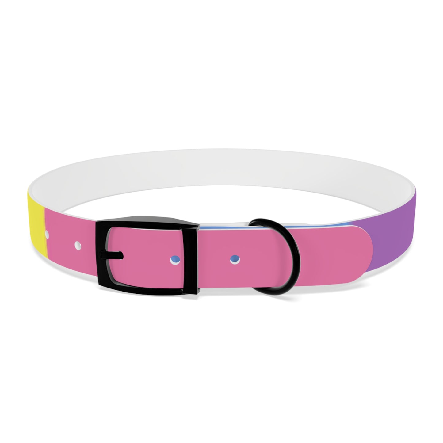 Bigender Pride Flag Dog Collar