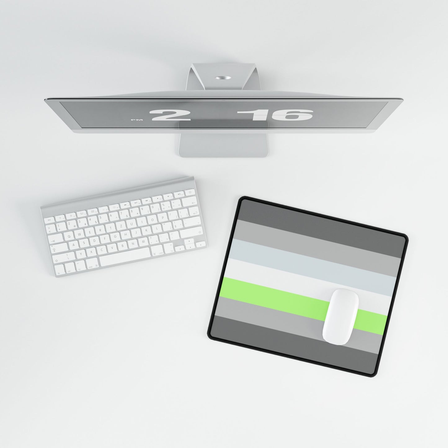 Demiagender Pride Flag Desk Mat - Multiple Sizes