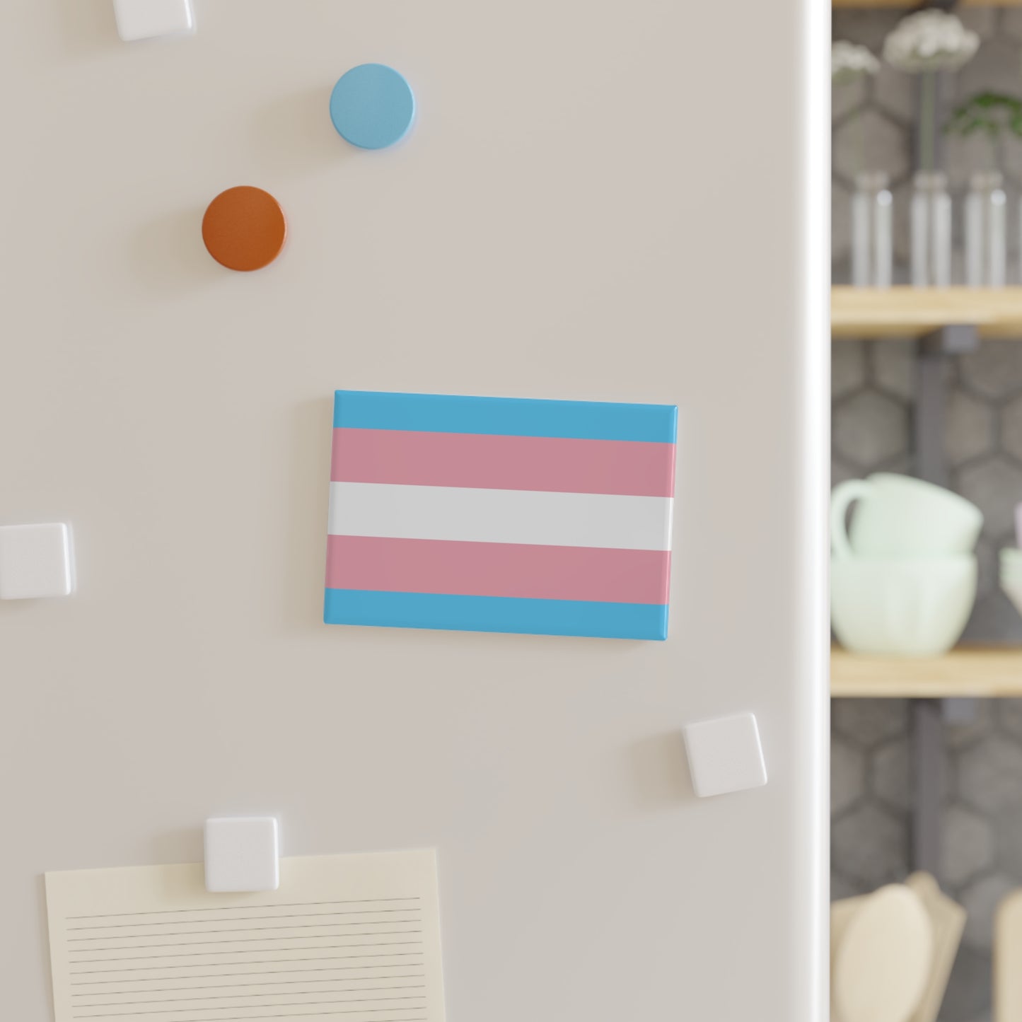Transgender Pride Flag Rectangle Magnet