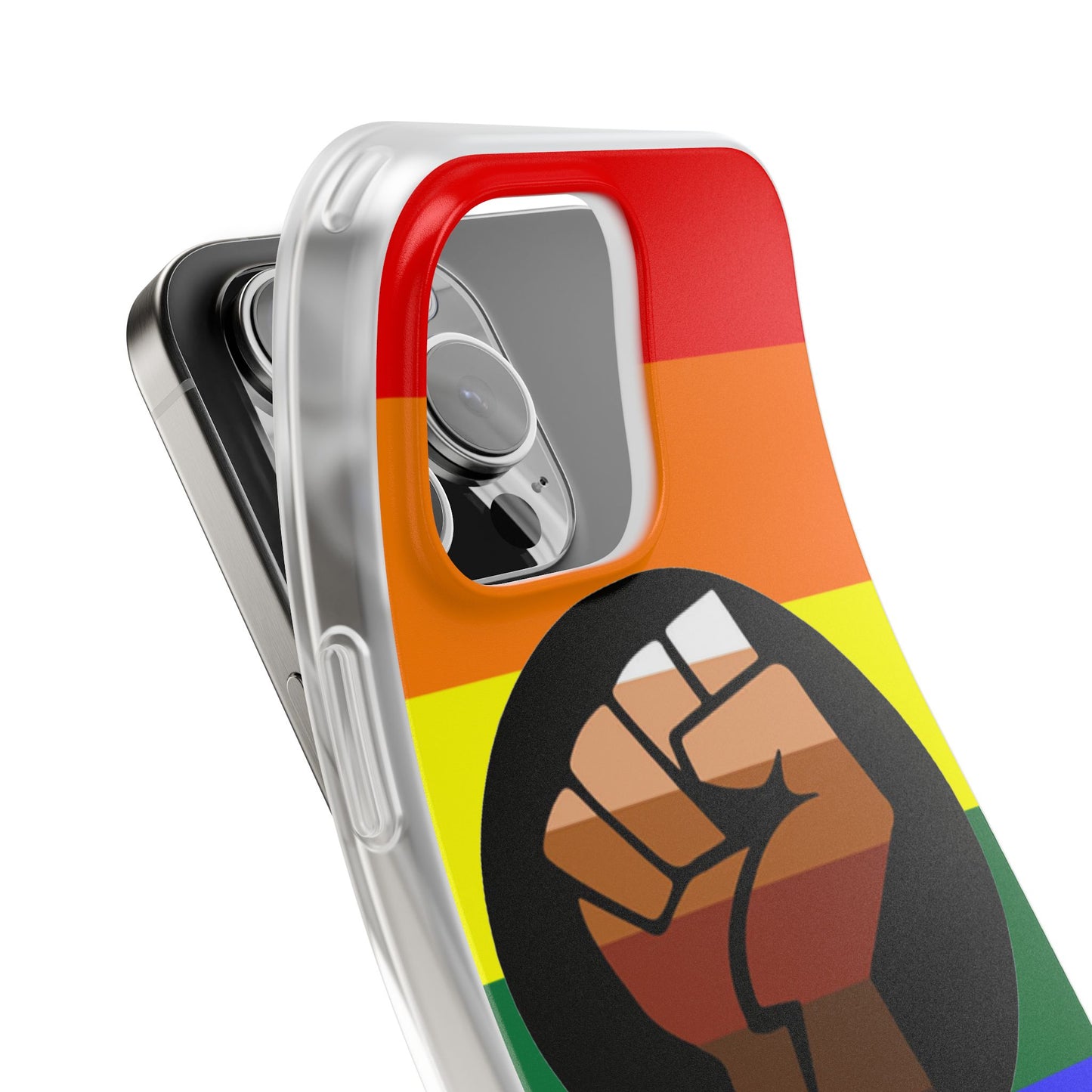 QPOC Pride Flag iPhone Flexi Case - Multiple Generations