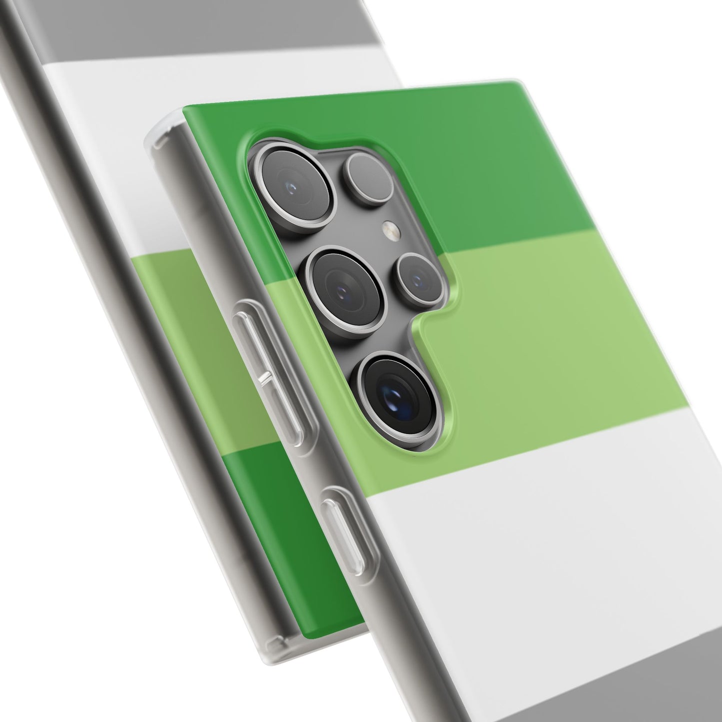 Aromantic Pride Flag Samsung Flexi Case - Multiple Generations