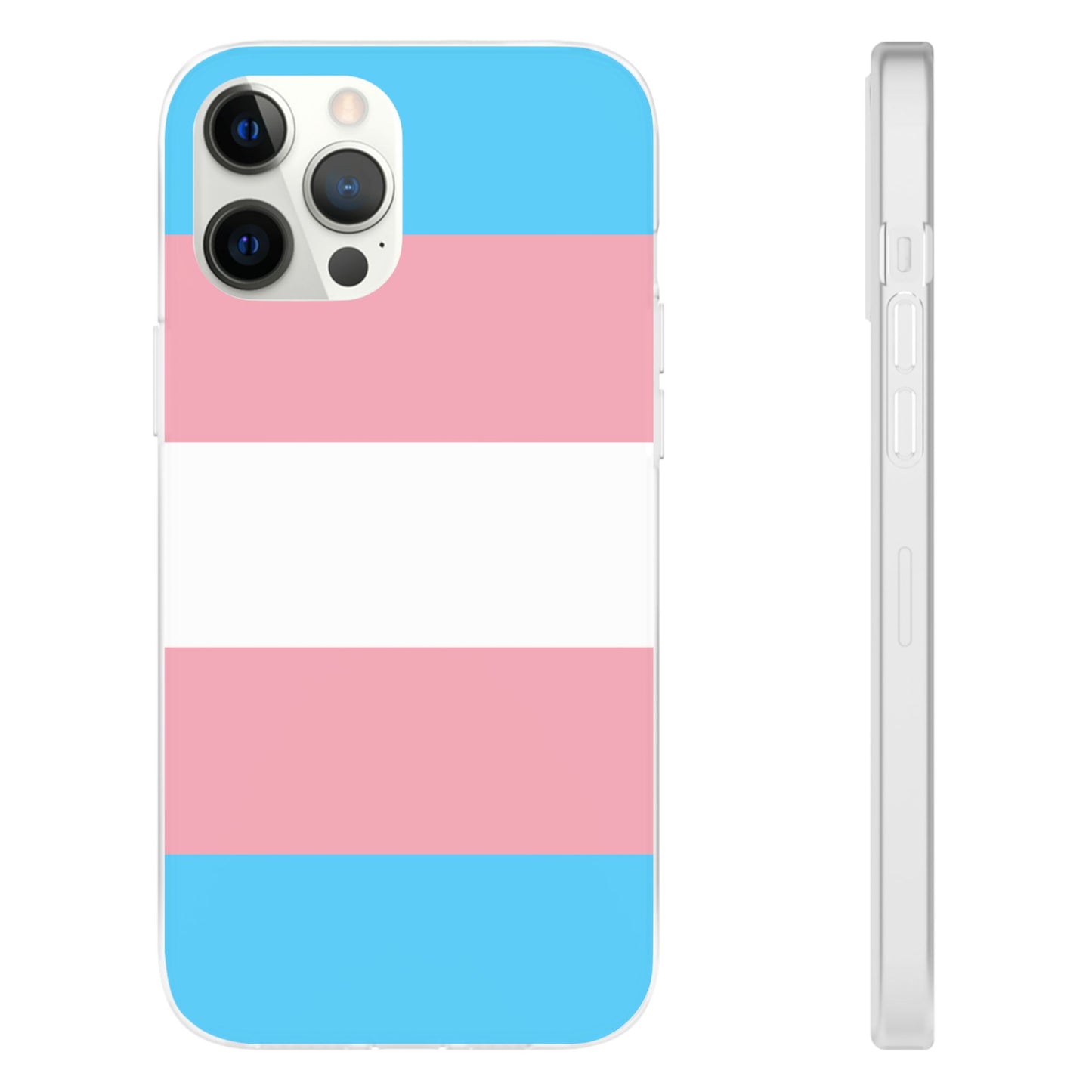 Transgender Pride Flag iPhone Flexi Case - Multiple Generations
