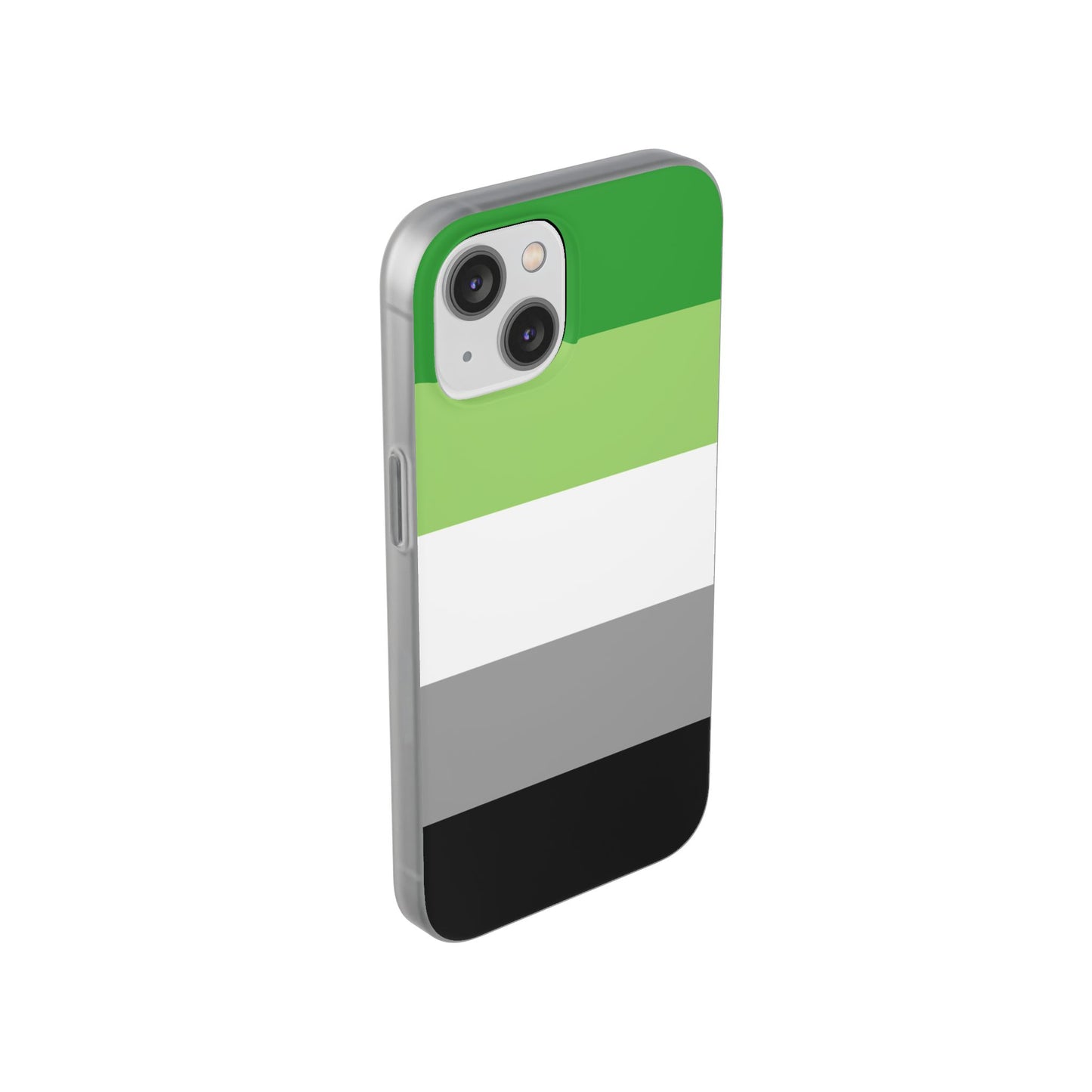 Aromantic Pride Flag iPhone Flexi Case - Multiple Generations