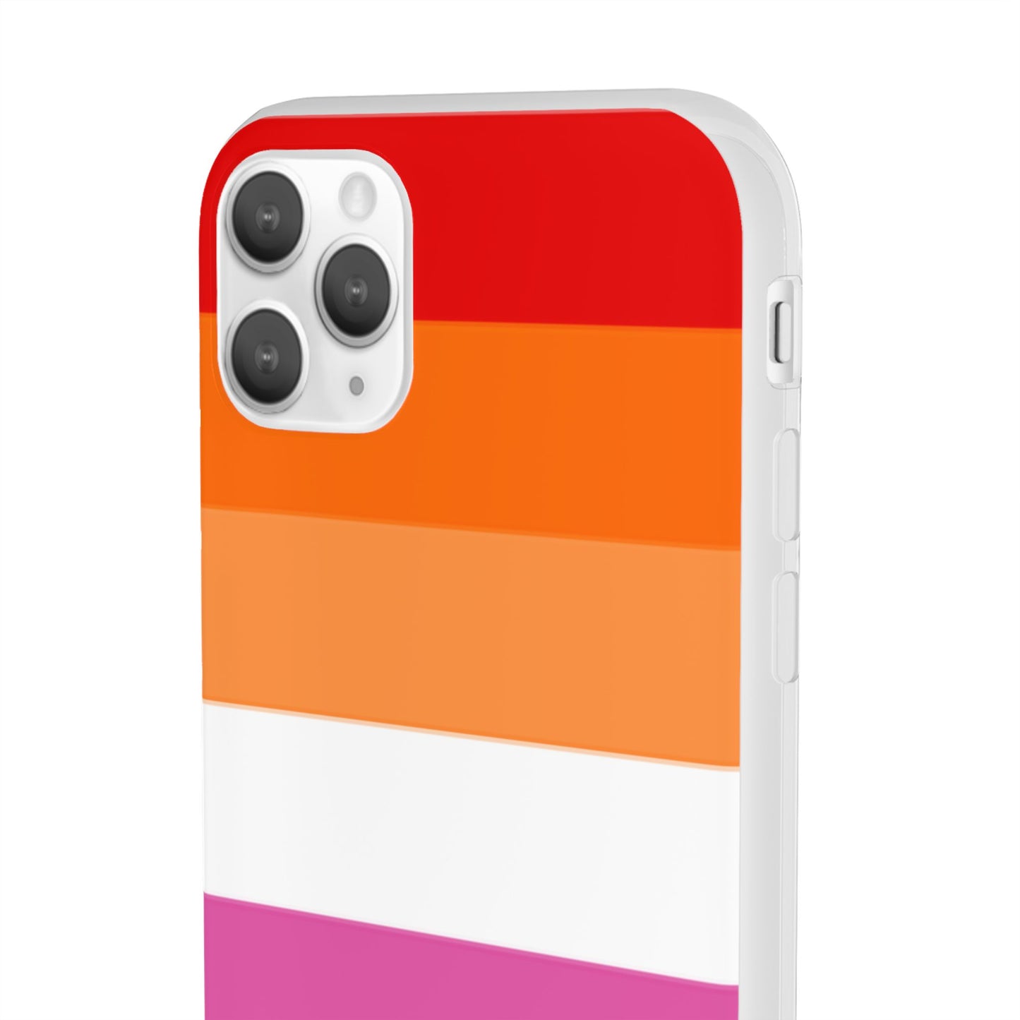 Lesbian Pride Flag iPhone Flexi Case - Multiple Generations