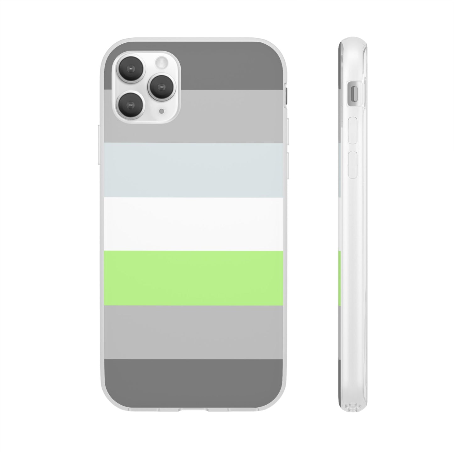 Demiagender Pride Flag iPhone Flexi Case - Multiple Generations