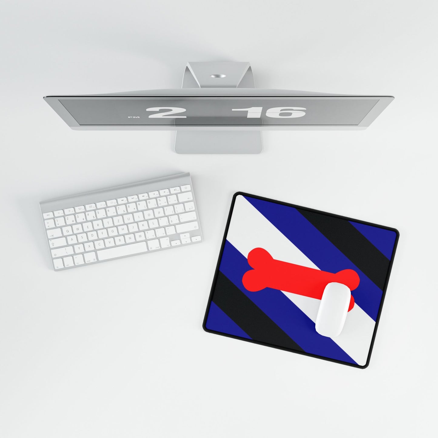 Pup Play Pride Flag Desk Mat
