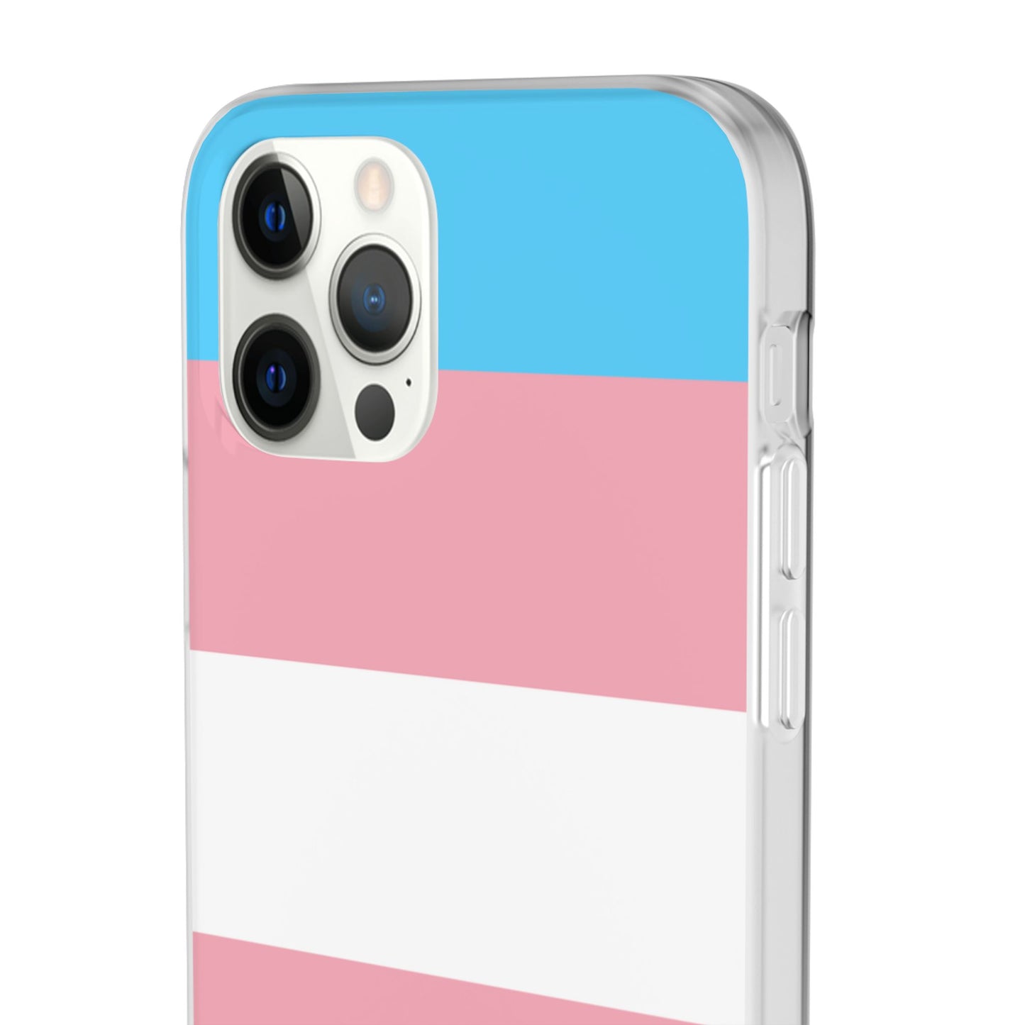 Transgender Pride Flag iPhone Flexi Case - Multiple Generations