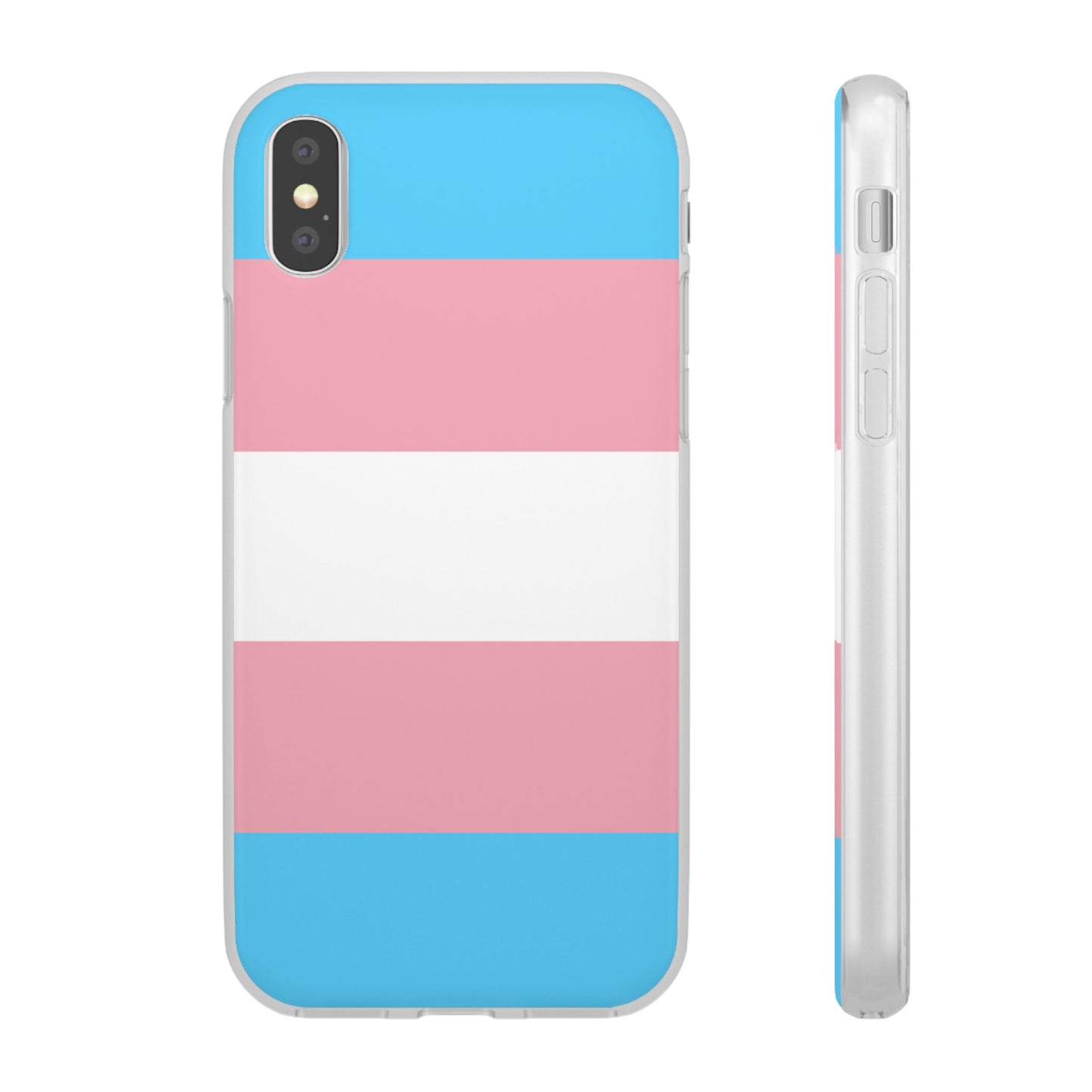 Transgender Pride Flag iPhone Flexi Case - Multiple Generations