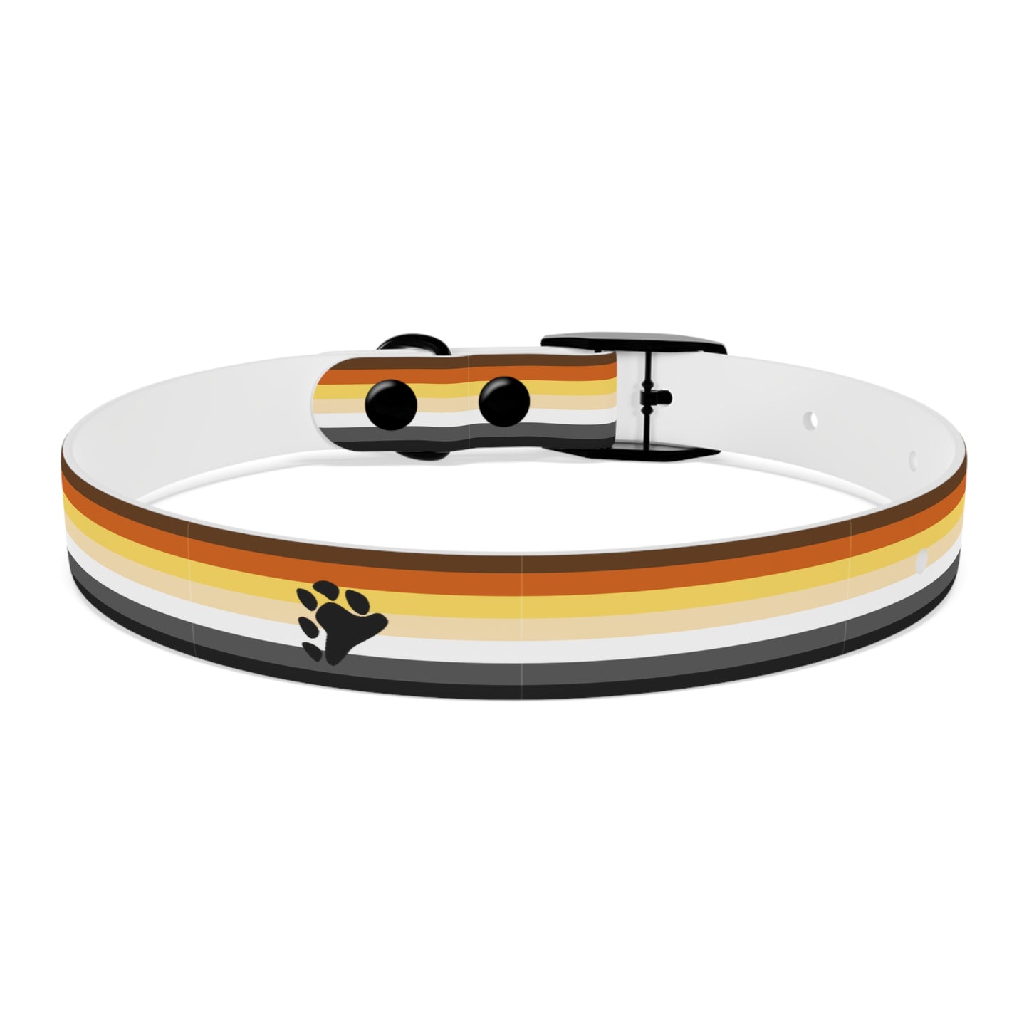 Bear Pride Flag Dog Collar