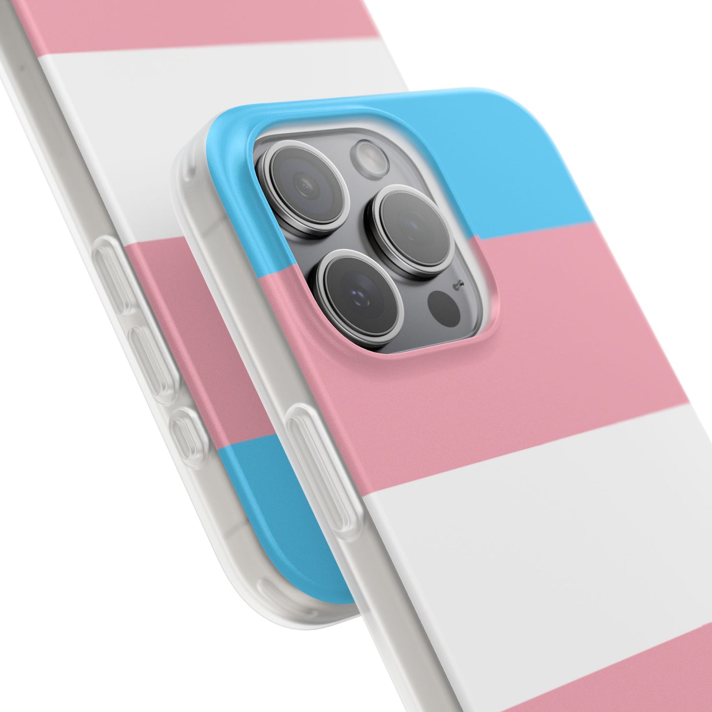 Transgender Pride Flag iPhone Flexi Case - Multiple Generations