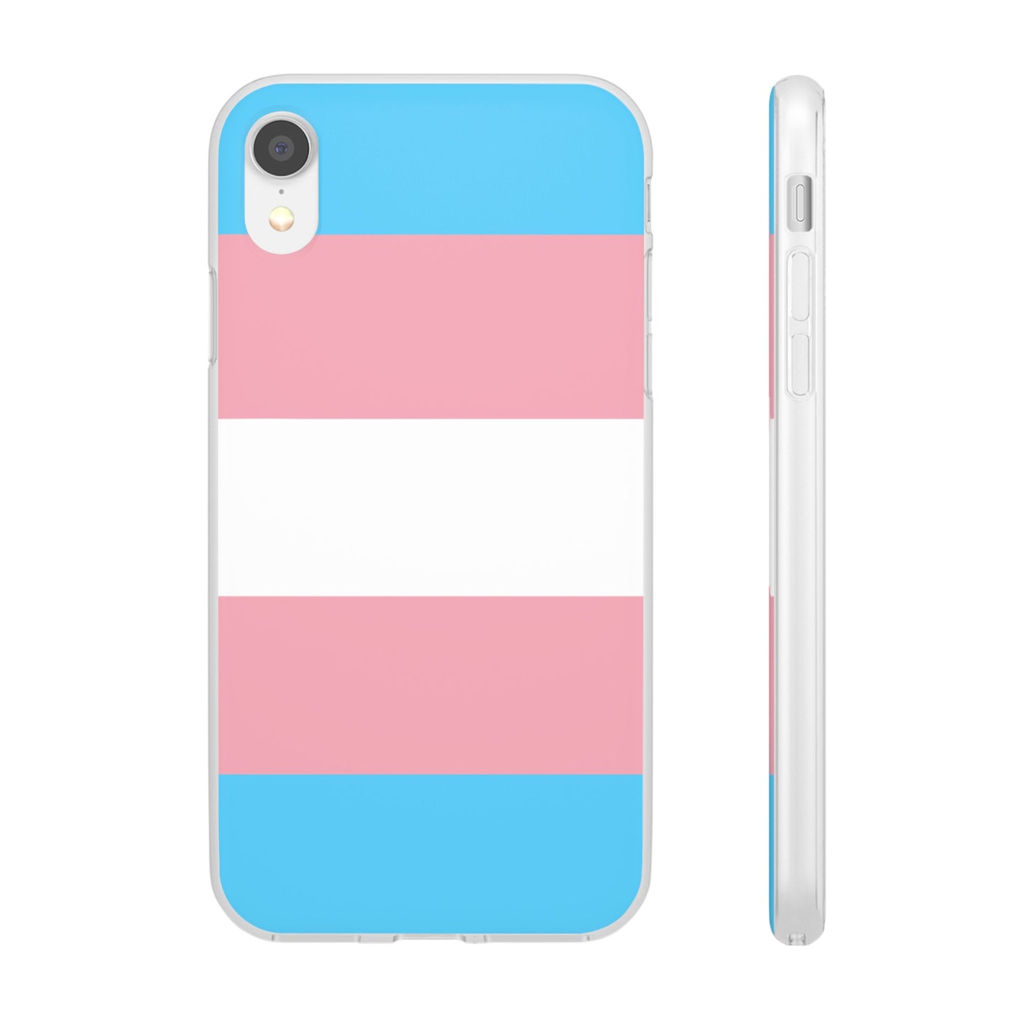 Transgender Pride Flag iPhone Flexi Case - Multiple Generations