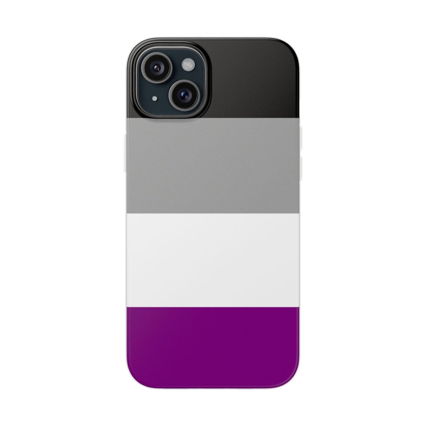 Asexual Pride Flag iPhone Flexi Case - Multiple Generations