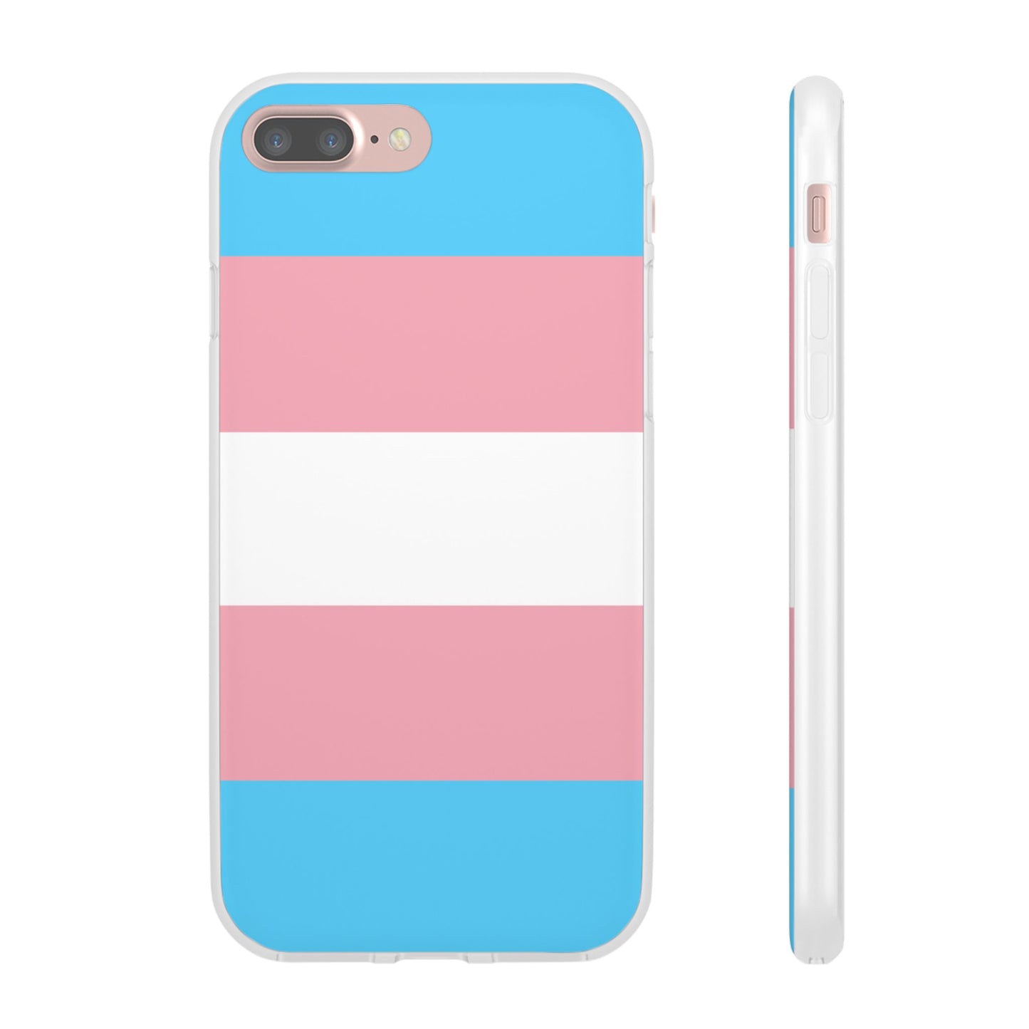 Transgender Pride Flag iPhone Flexi Case - Multiple Generations