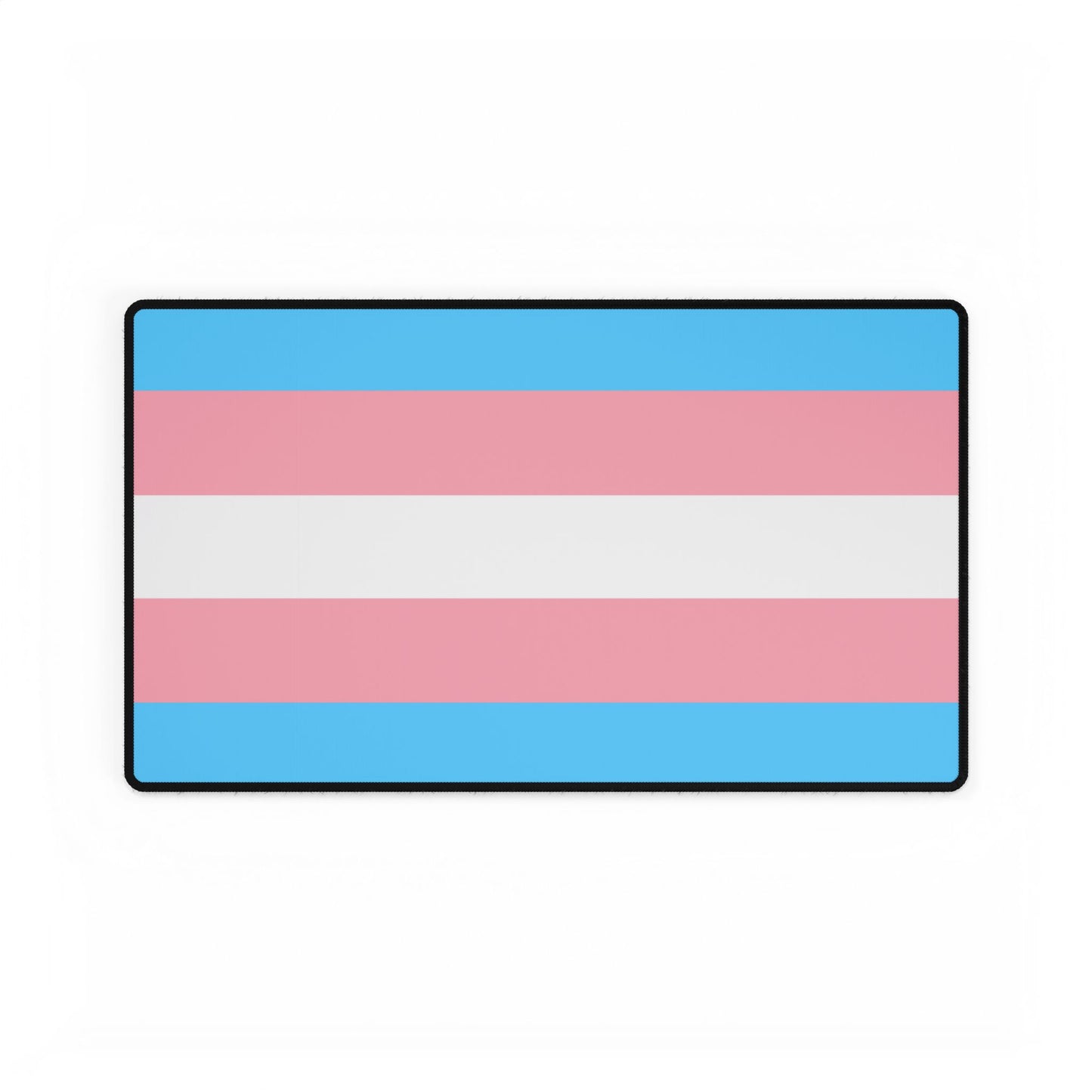 Transgender Pride Flag Desk Mat