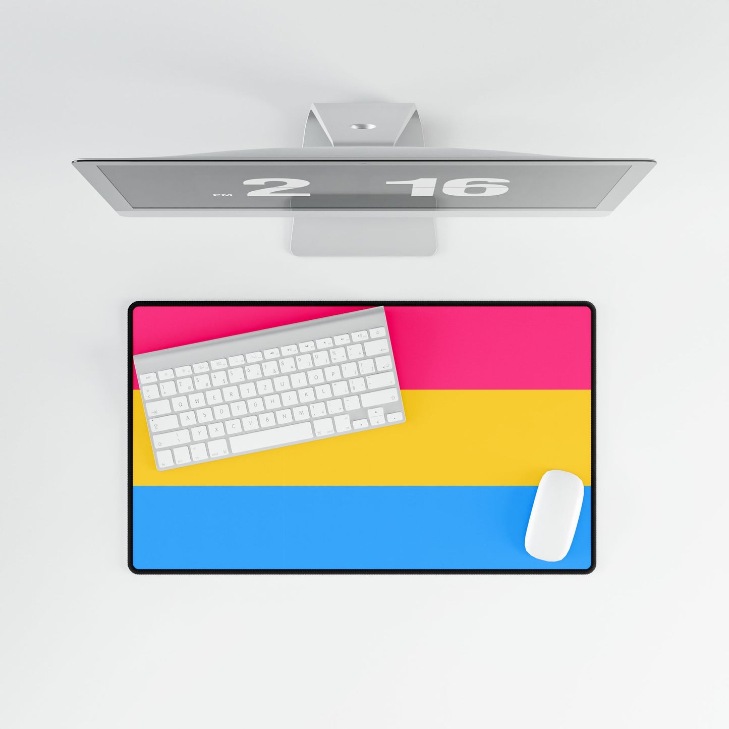 Pansexual Pride Flag Desk Mat
