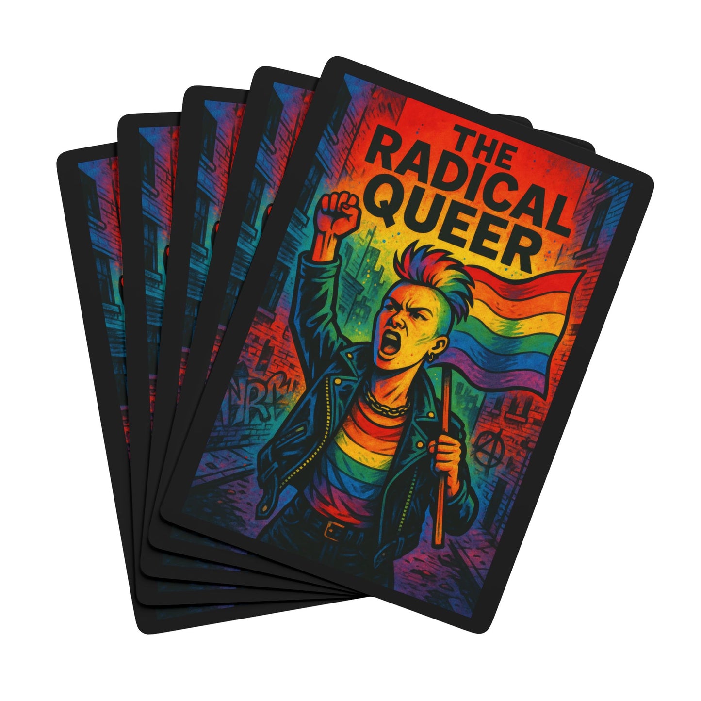 The Radical Queer Poster Poker Playing Cards
