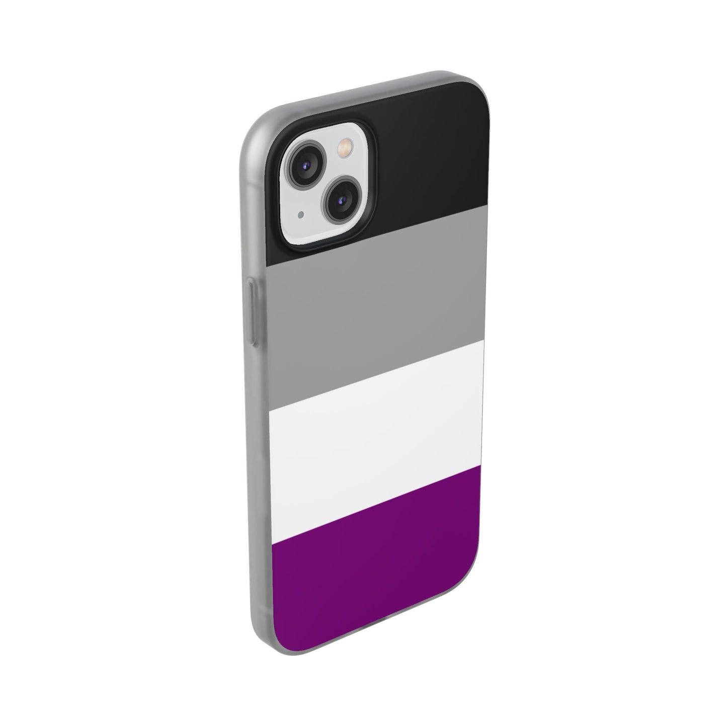 Asexual Pride Flag iPhone Flexi Case - Multiple Generations