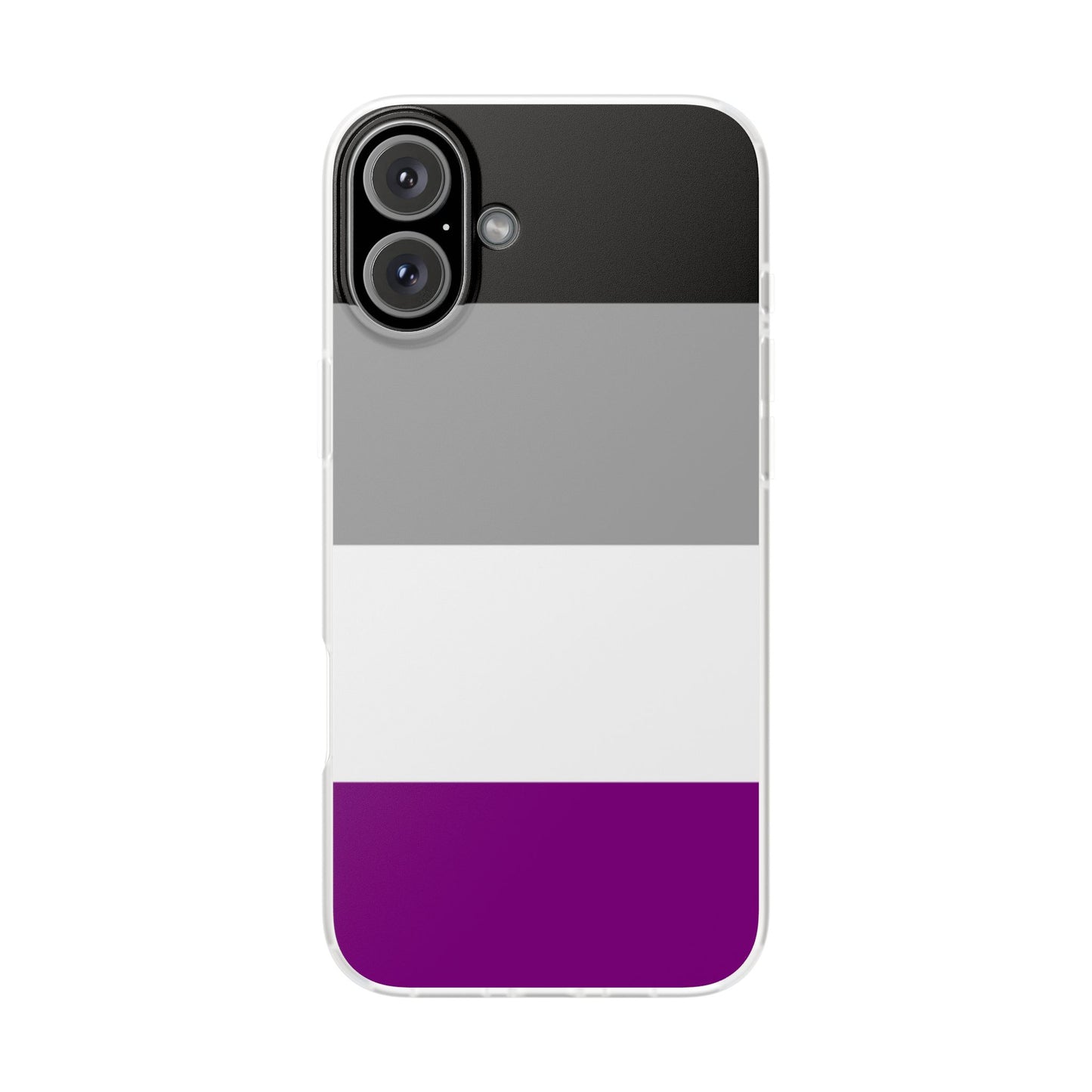 Asexual Pride Flag iPhone Flexi Case - Multiple Generations