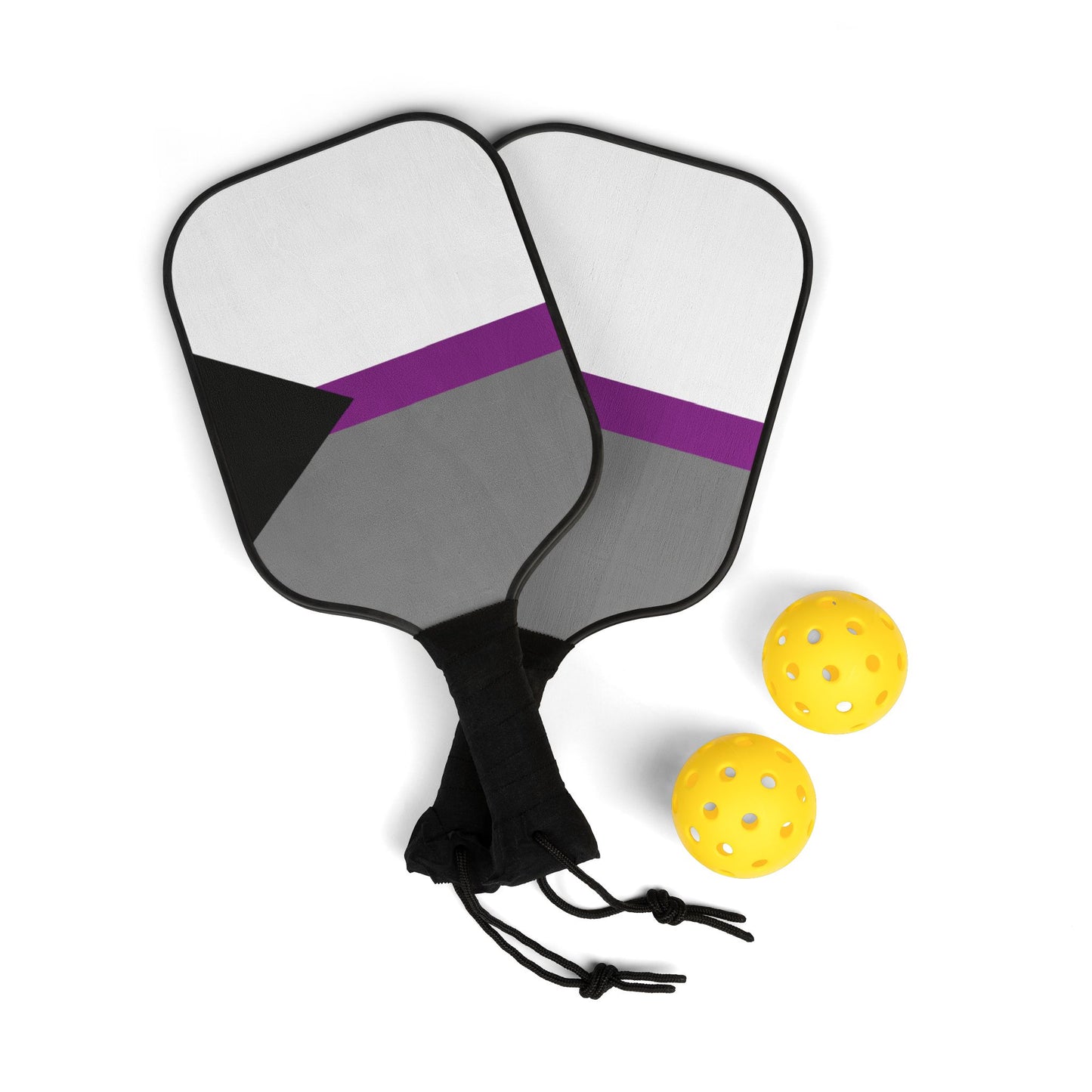 Demisexual Pride Flag Pickleball Paddle Set