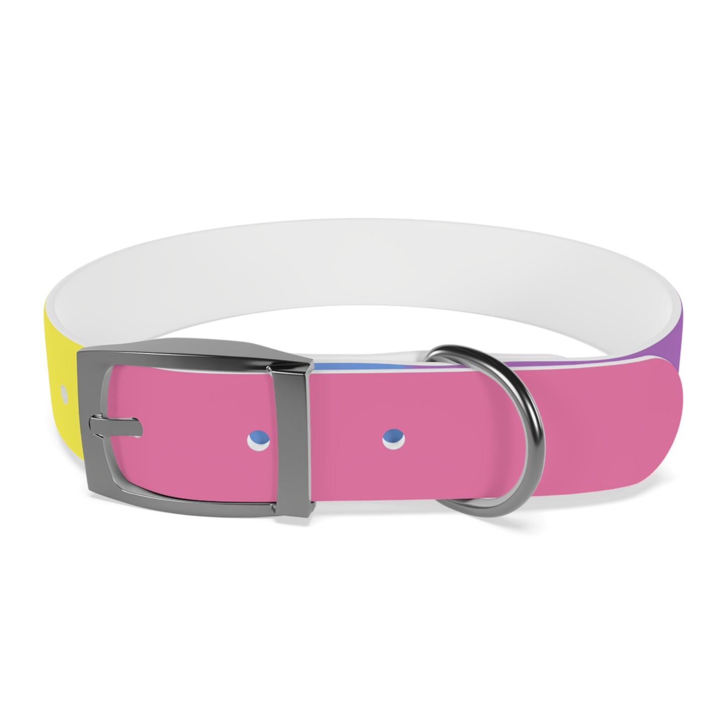 Bigender Pride Flag Dog Collar