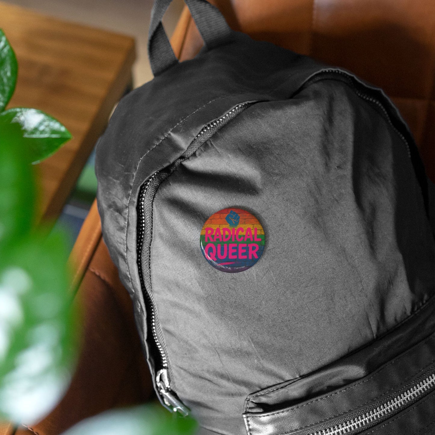 Radical Queer Power Round Pins