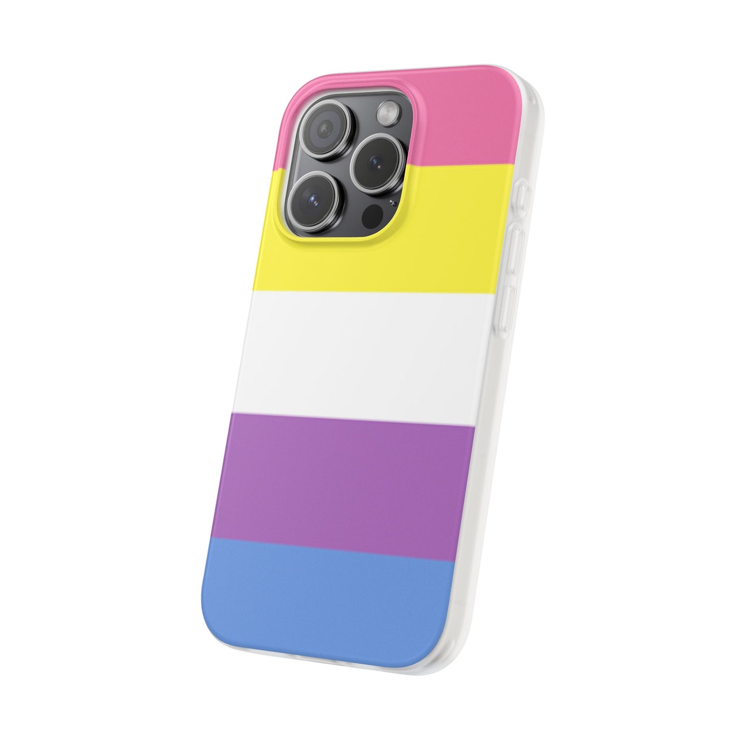 Bigender Pride Flag iPhone Flexi Case - Multiple Generations